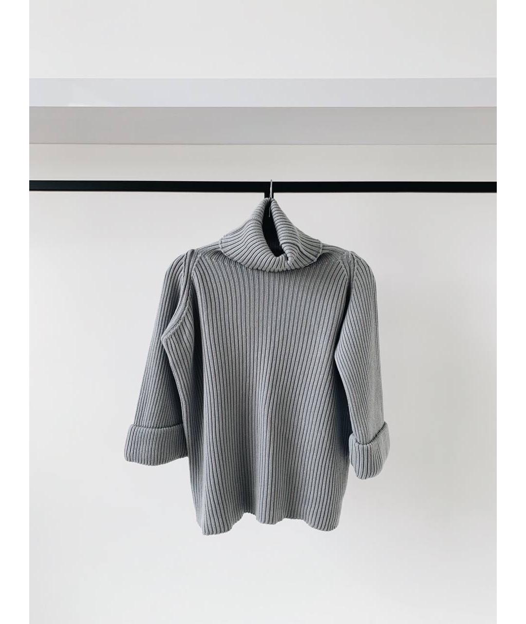 RED VALENTINO Серый шерстяной джемпер / свитер, фото 9