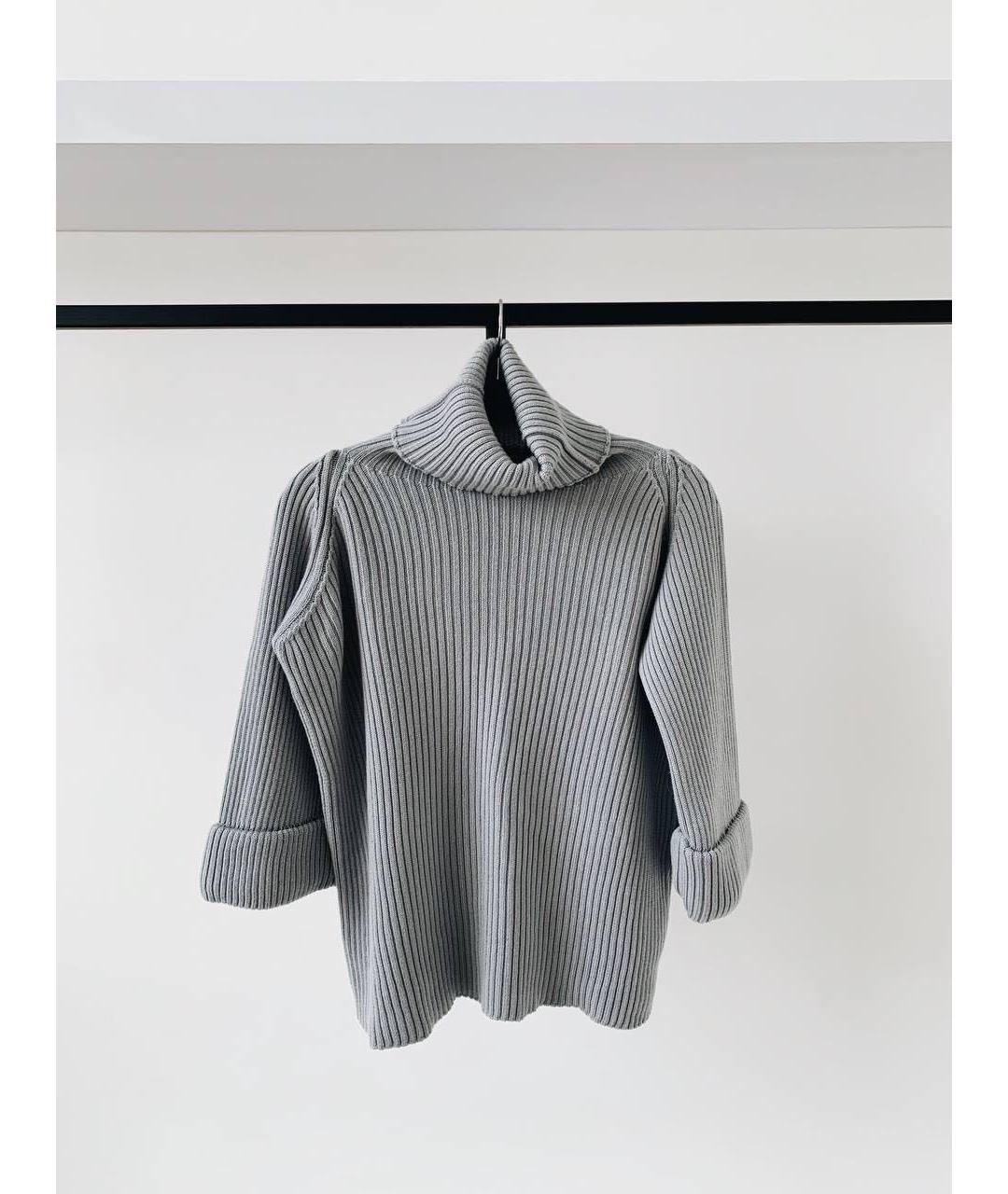 RED VALENTINO Серый шерстяной джемпер / свитер, фото 2