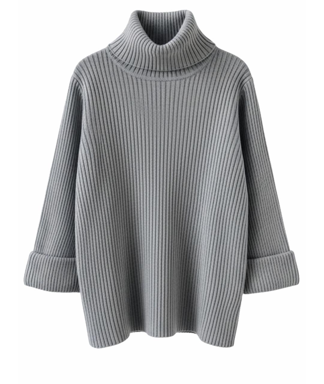 RED VALENTINO Серый шерстяной джемпер / свитер, фото 1