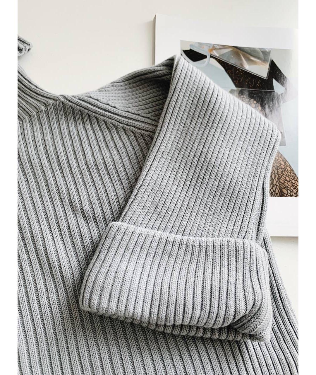 RED VALENTINO Серый шерстяной джемпер / свитер, фото 5