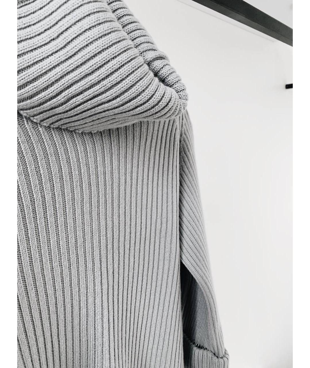 RED VALENTINO Серый шерстяной джемпер / свитер, фото 7