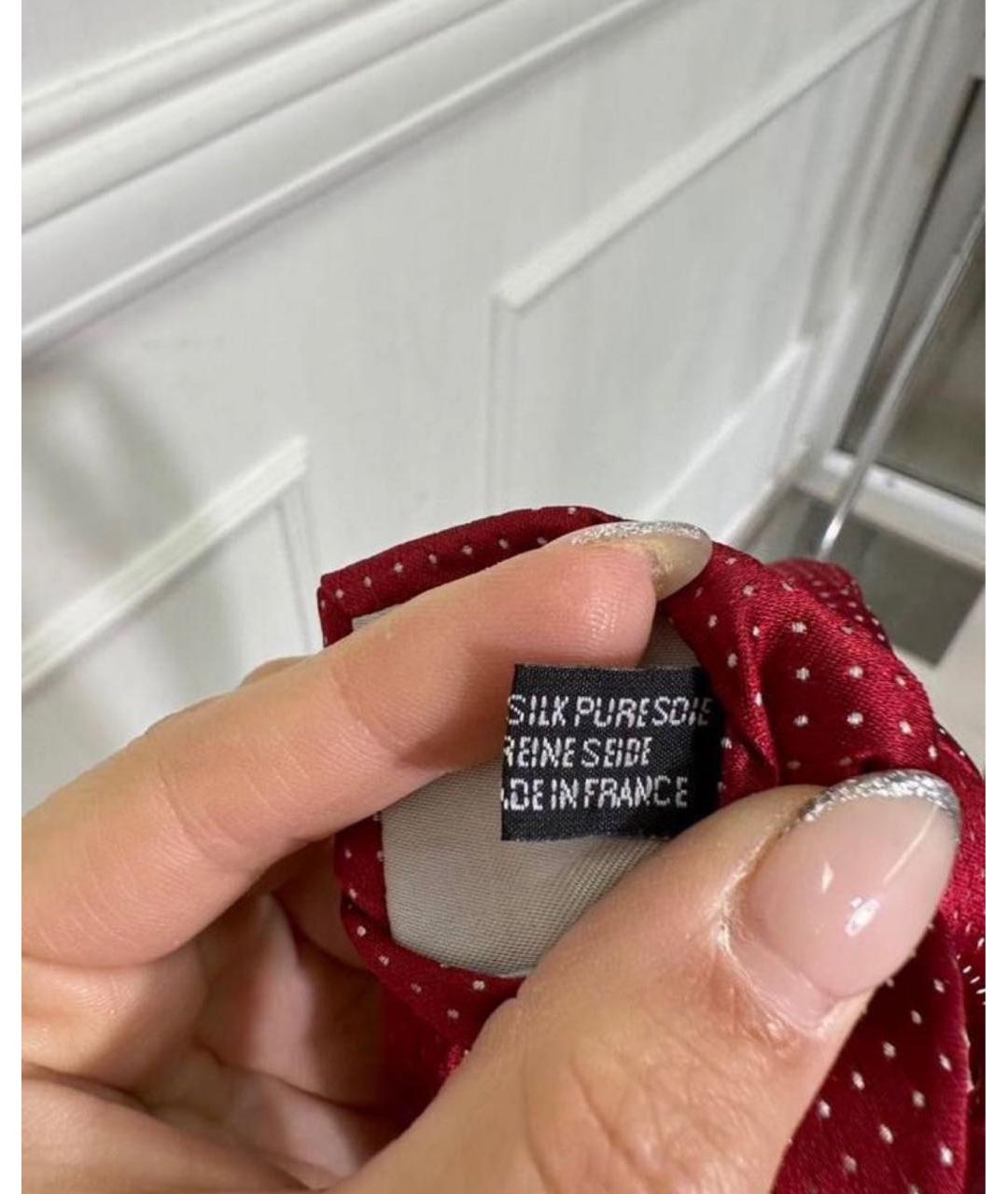 SAINT LAURENT Красный галстук, фото 4