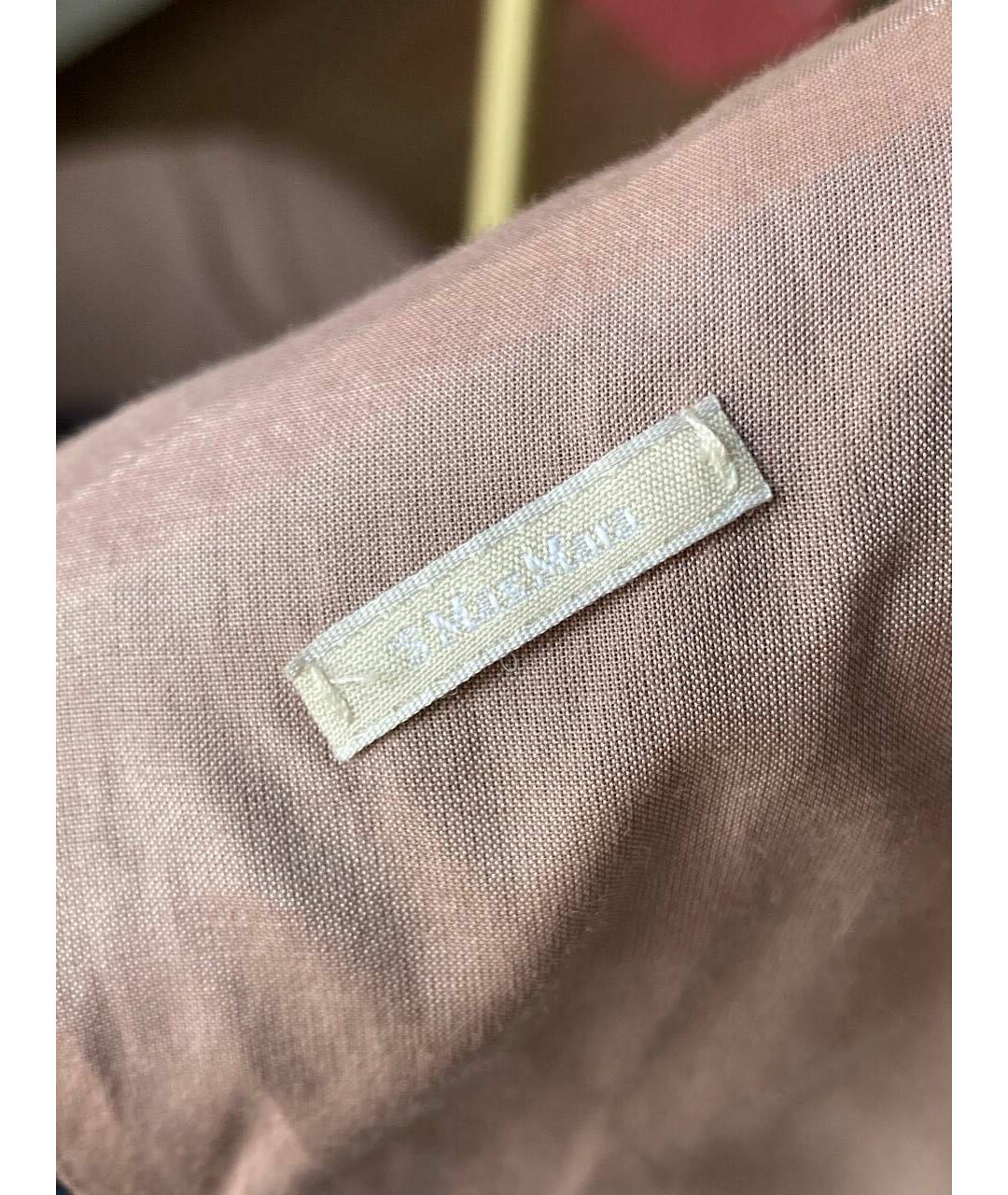 'S MAX MARA Темно-синее хлопковое повседневное платье, фото 5