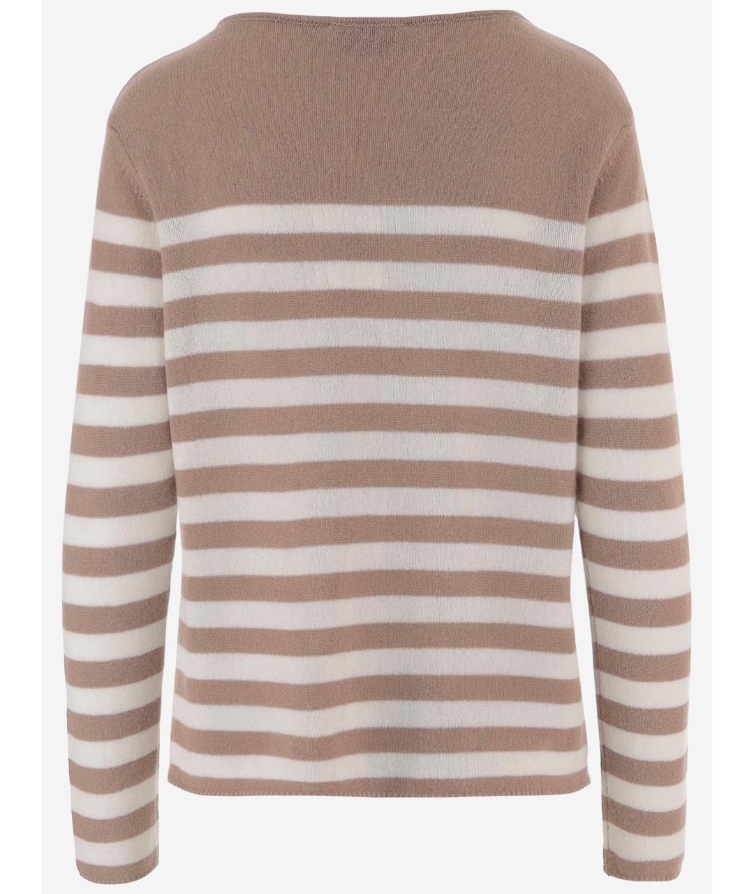 Bruno Manetti Бежевый кашемировый джемпер / свитер, фото 2