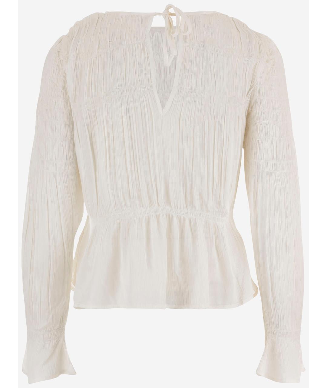 BY MALENE BIRGER Белая вискозная блузы, фото 2
