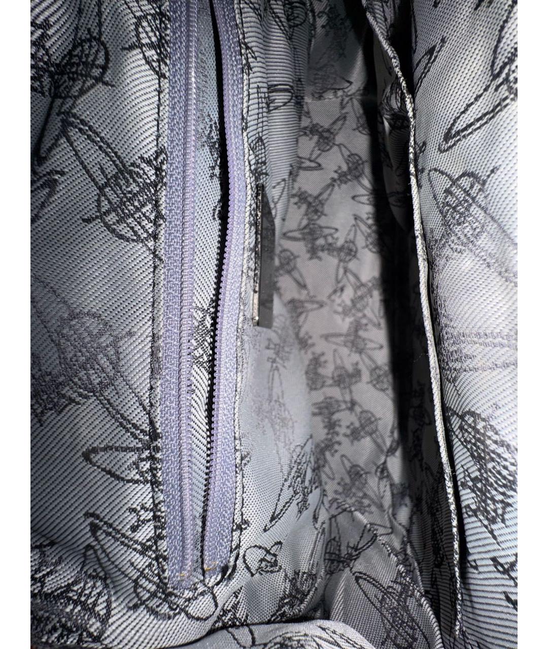 VIVIENNE WESTWOOD Мульти тканевая сумка с короткими ручками, фото 5