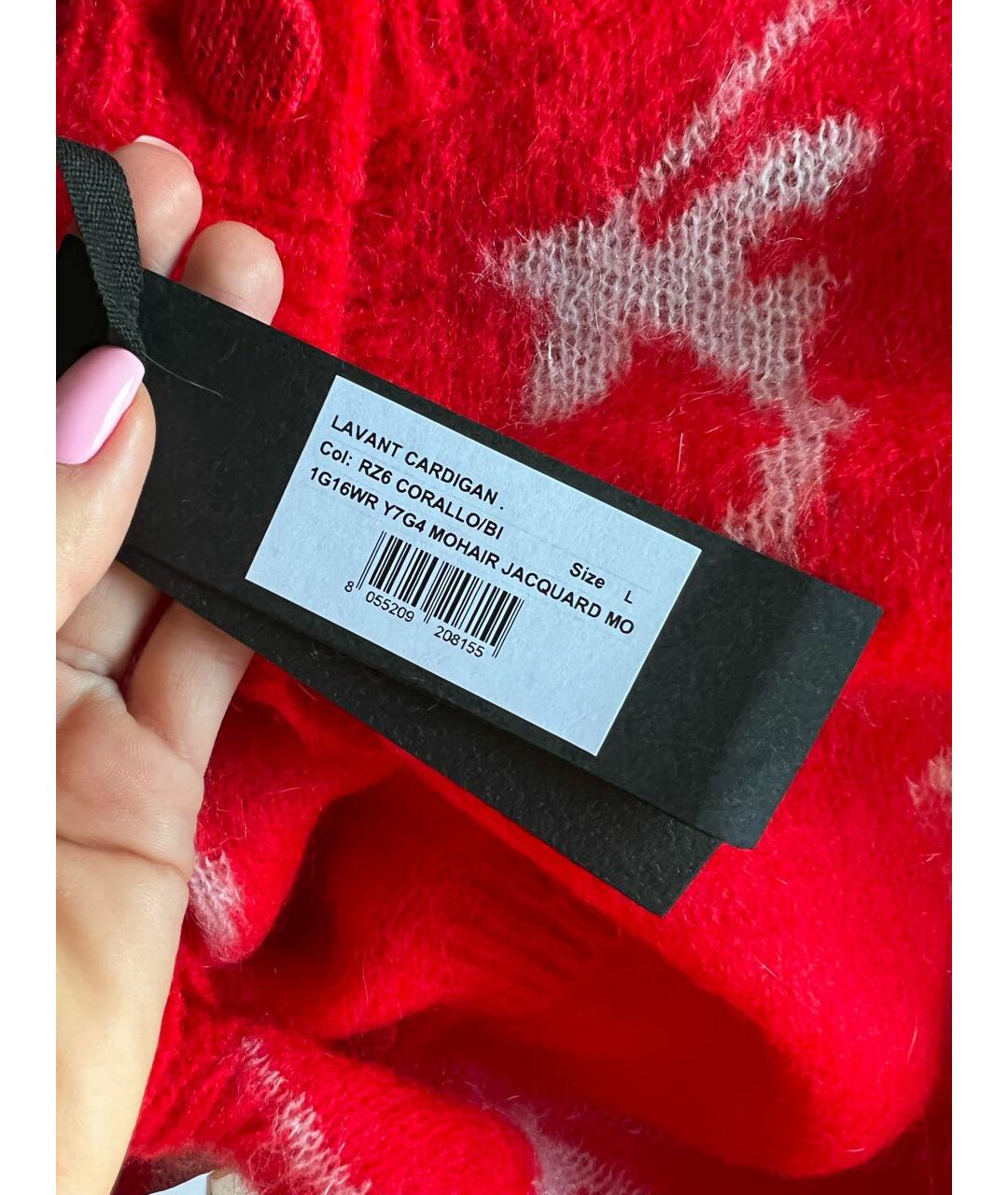 PINKO Красный джемпер / свитер, фото 4