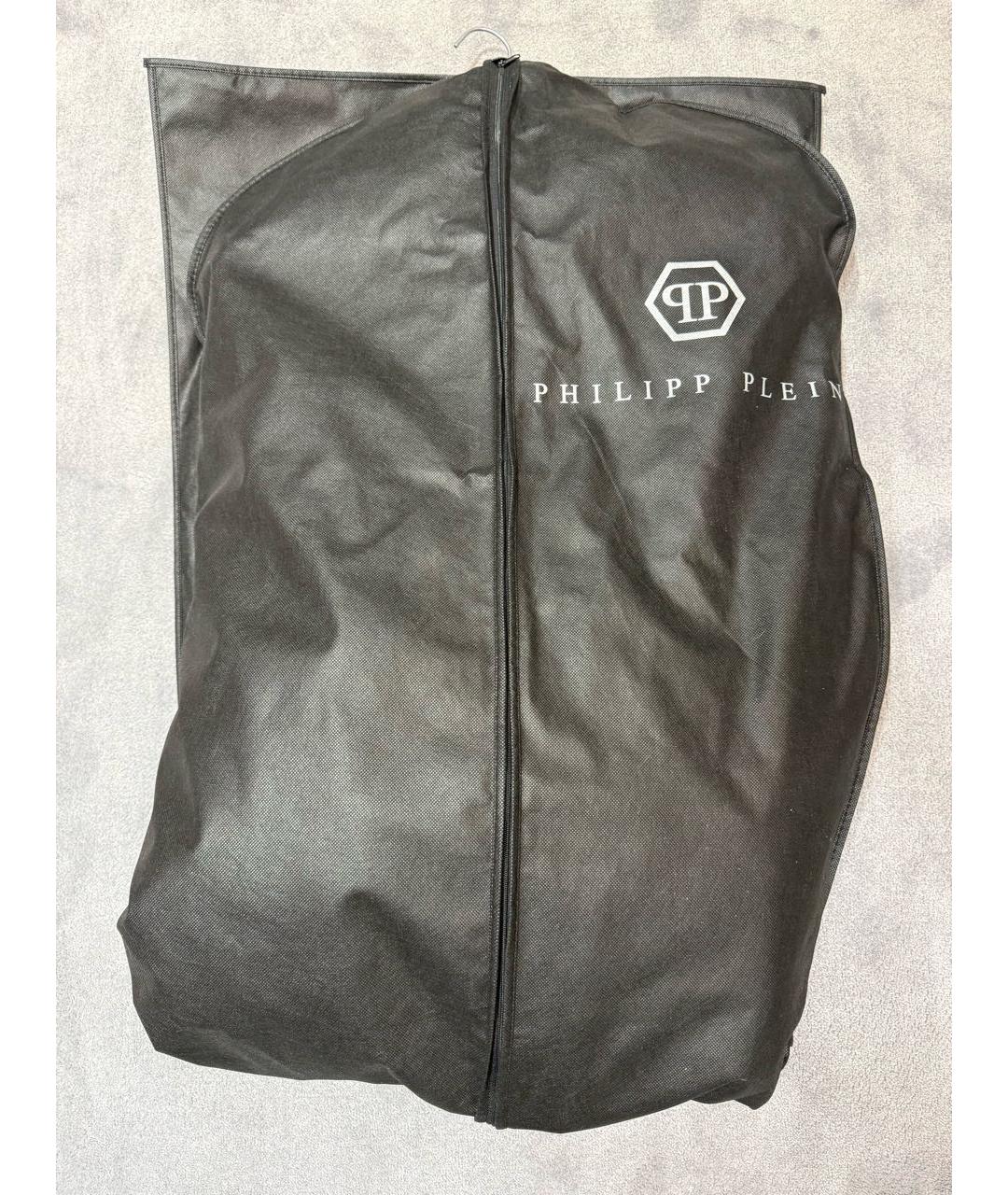 PHILIPP PLEIN Бежевая полиэстеровая куртка, фото 7