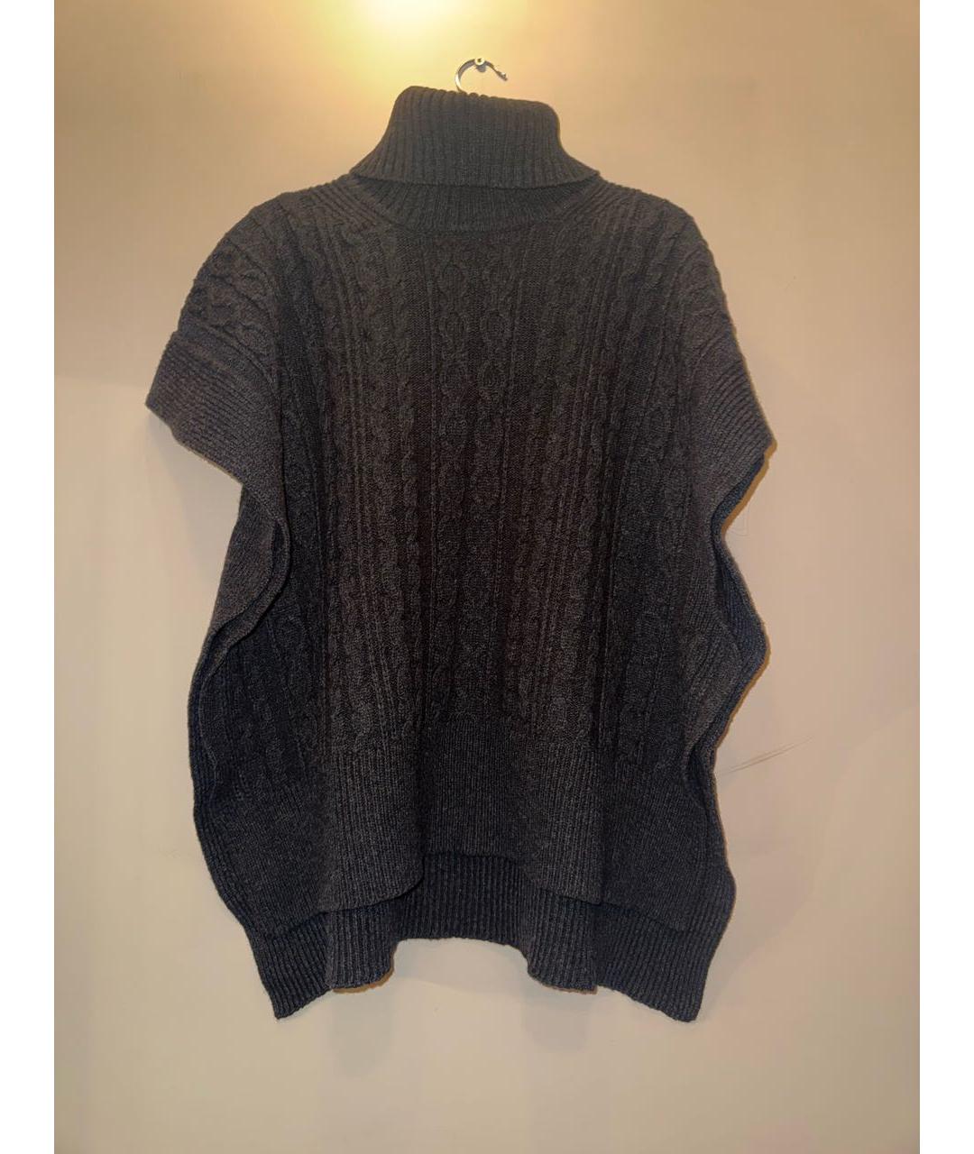 SEE BY CHLOE Антрацитовый шерстяной джемпер / свитер, фото 4
