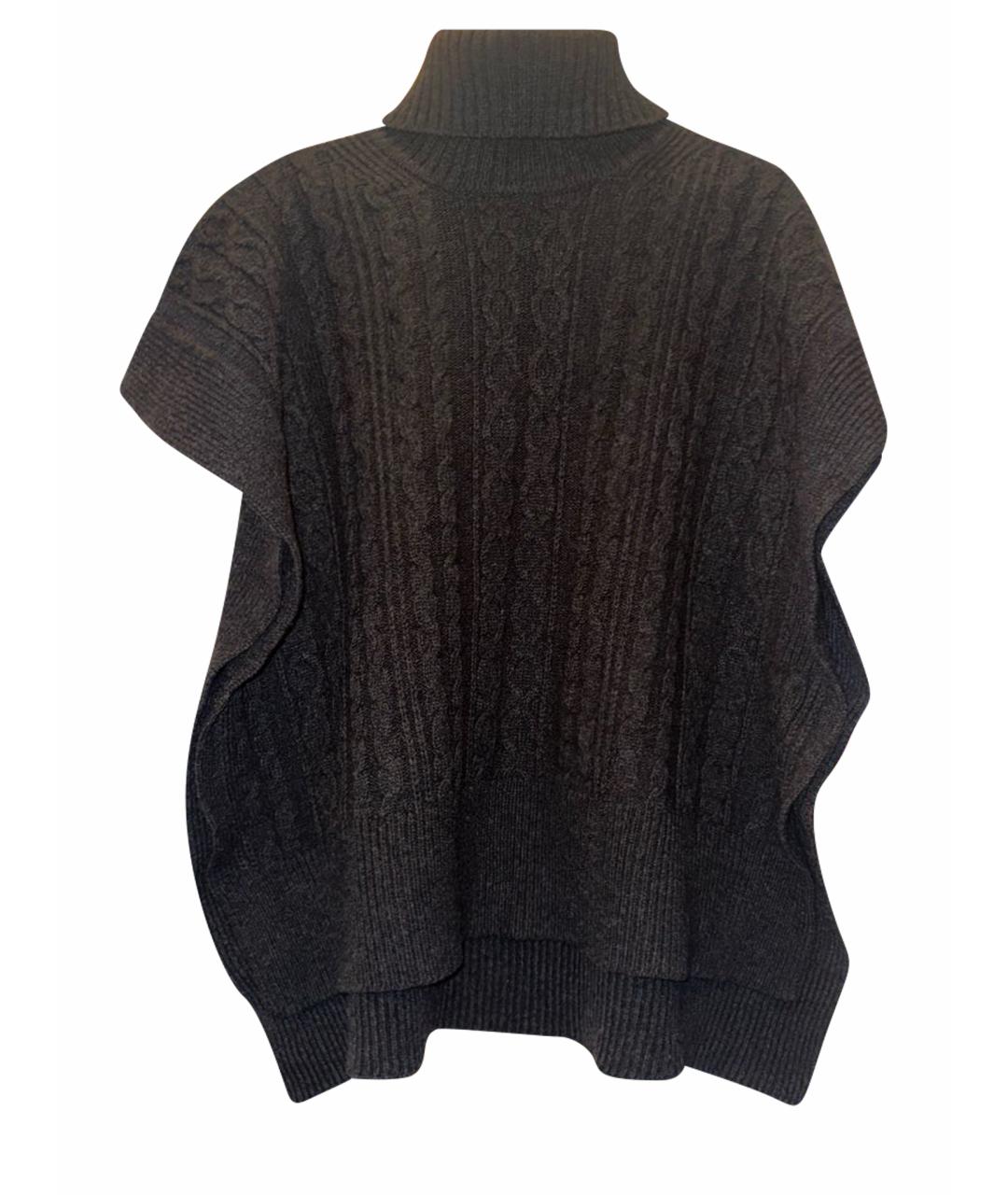SEE BY CHLOE Антрацитовый шерстяной джемпер / свитер, фото 1