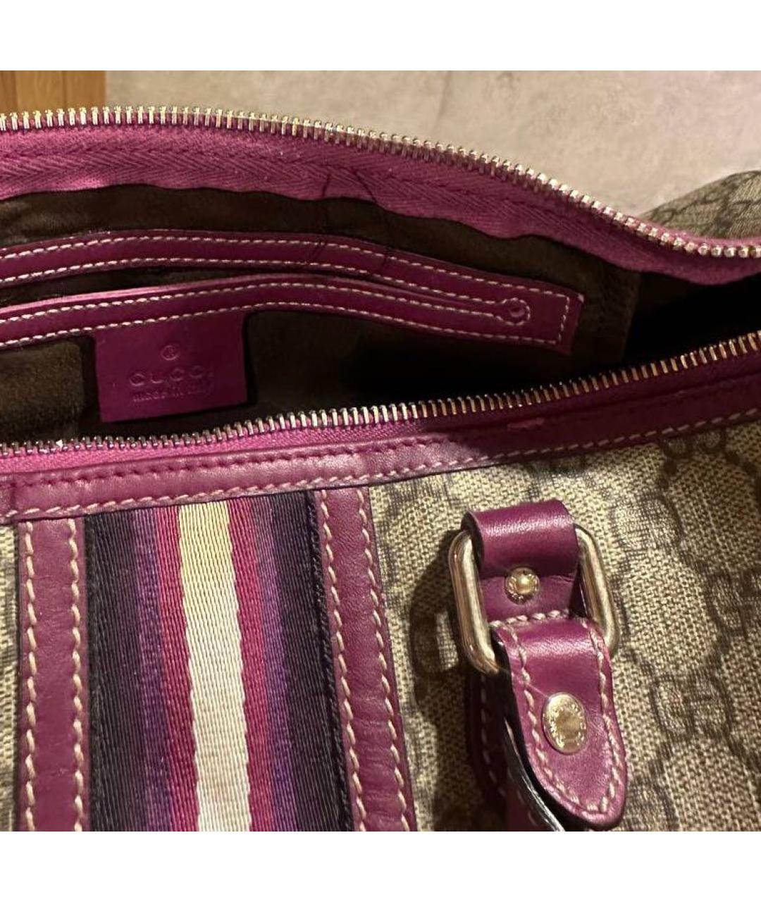GUCCI Фиолетовая сумка с короткими ручками, фото 3