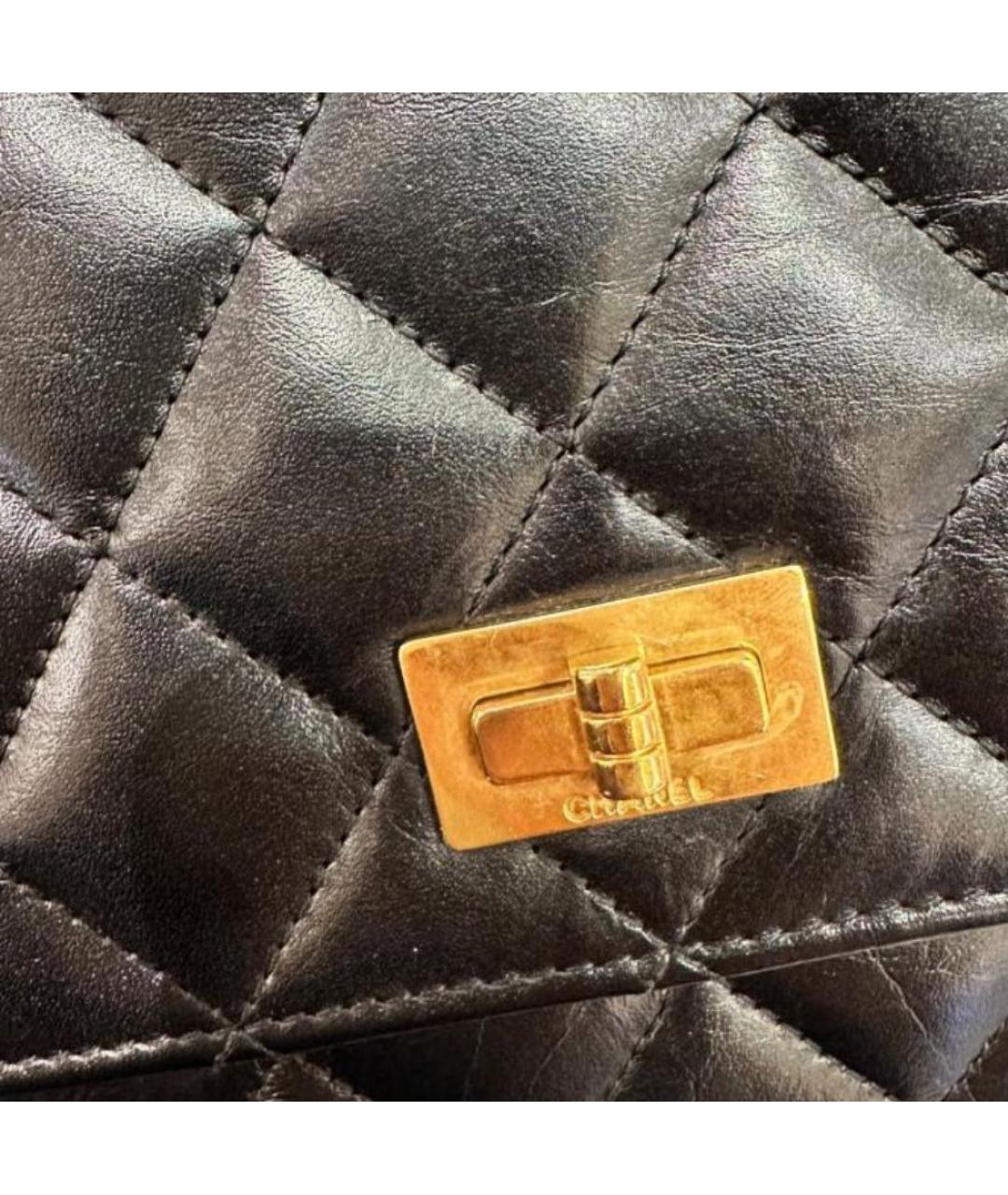 CHANEL Черная кожаная сумка через плечо, фото 5