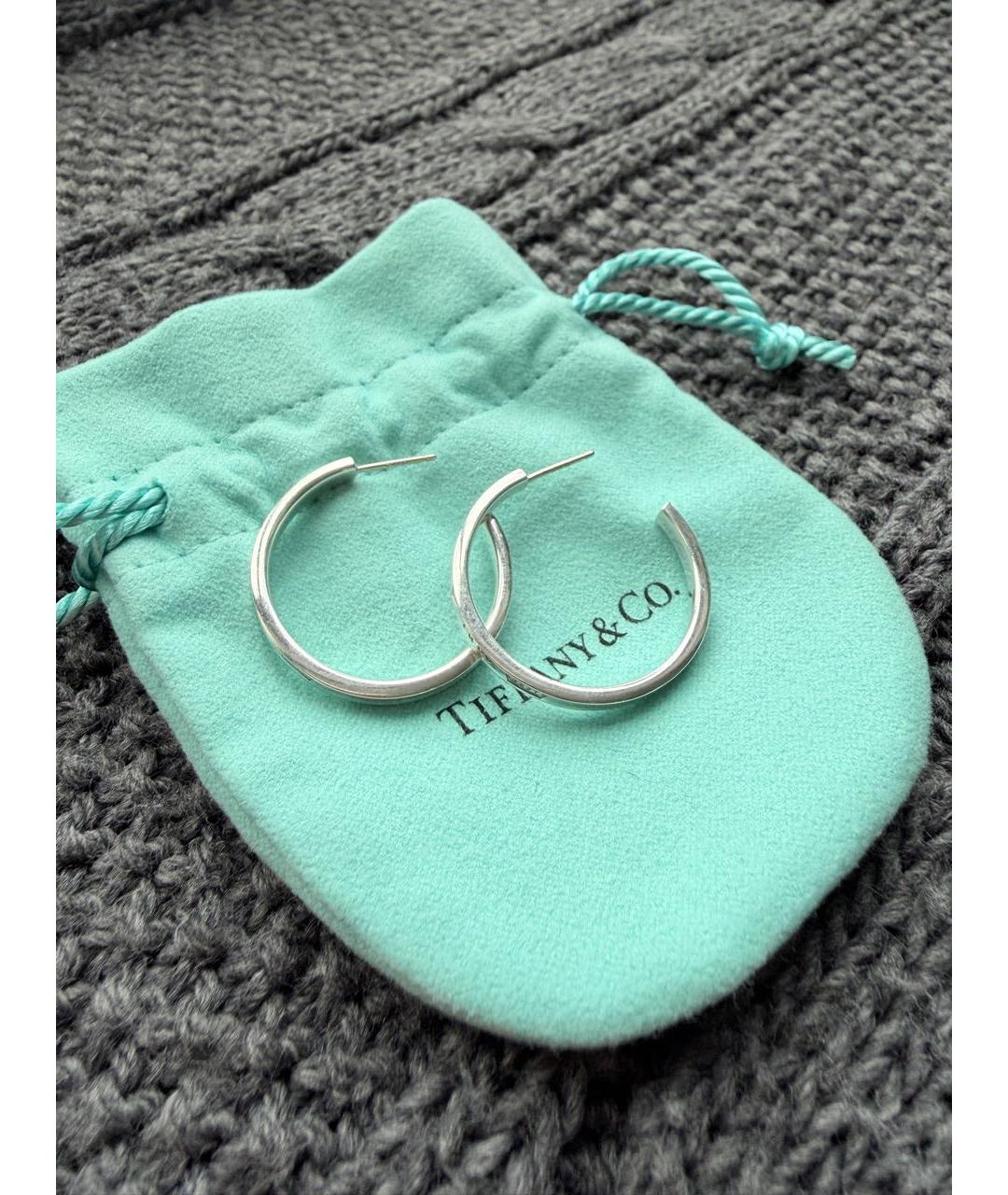 TIFFANY&CO Серебряные серебряные серьги, фото 4