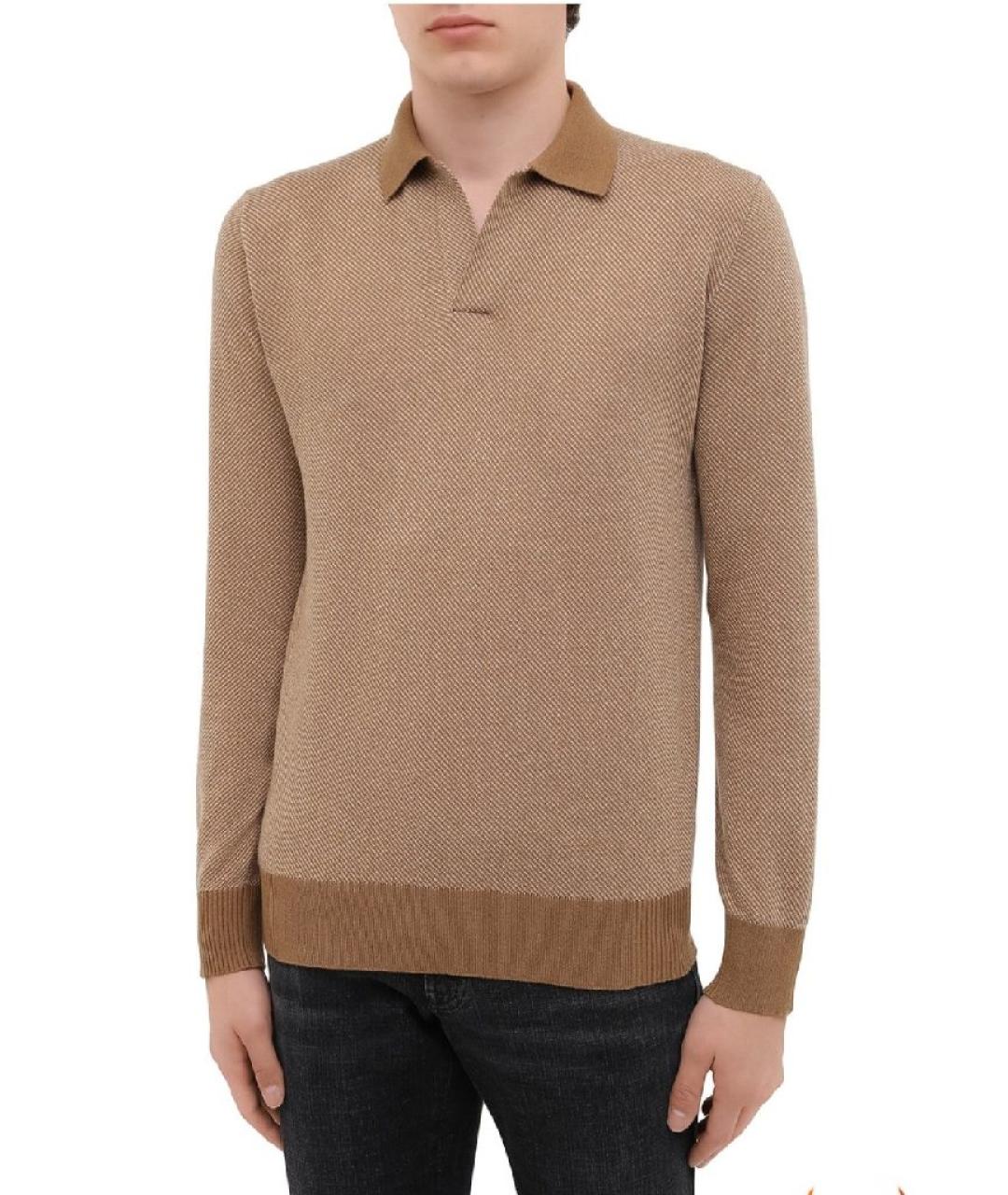 LORO PIANA Серый кашемировый джемпер / свитер, фото 7