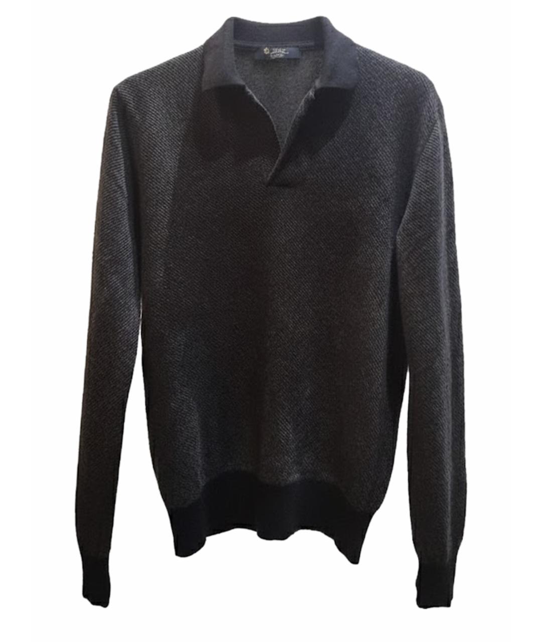 LORO PIANA Серый кашемировый джемпер / свитер, фото 1