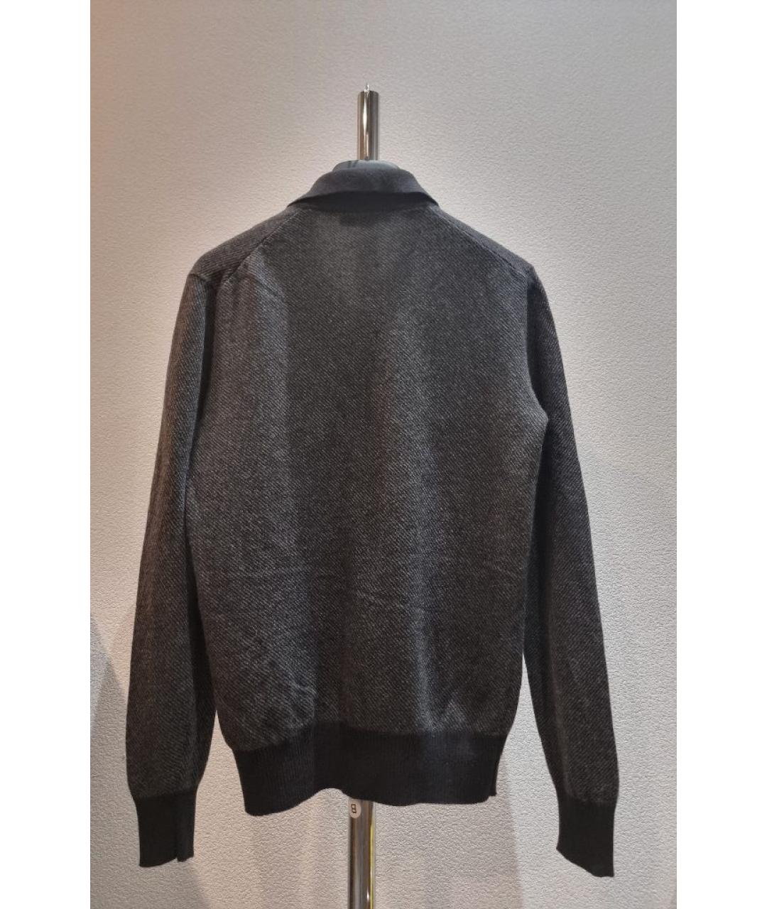 LORO PIANA Серый кашемировый джемпер / свитер, фото 2