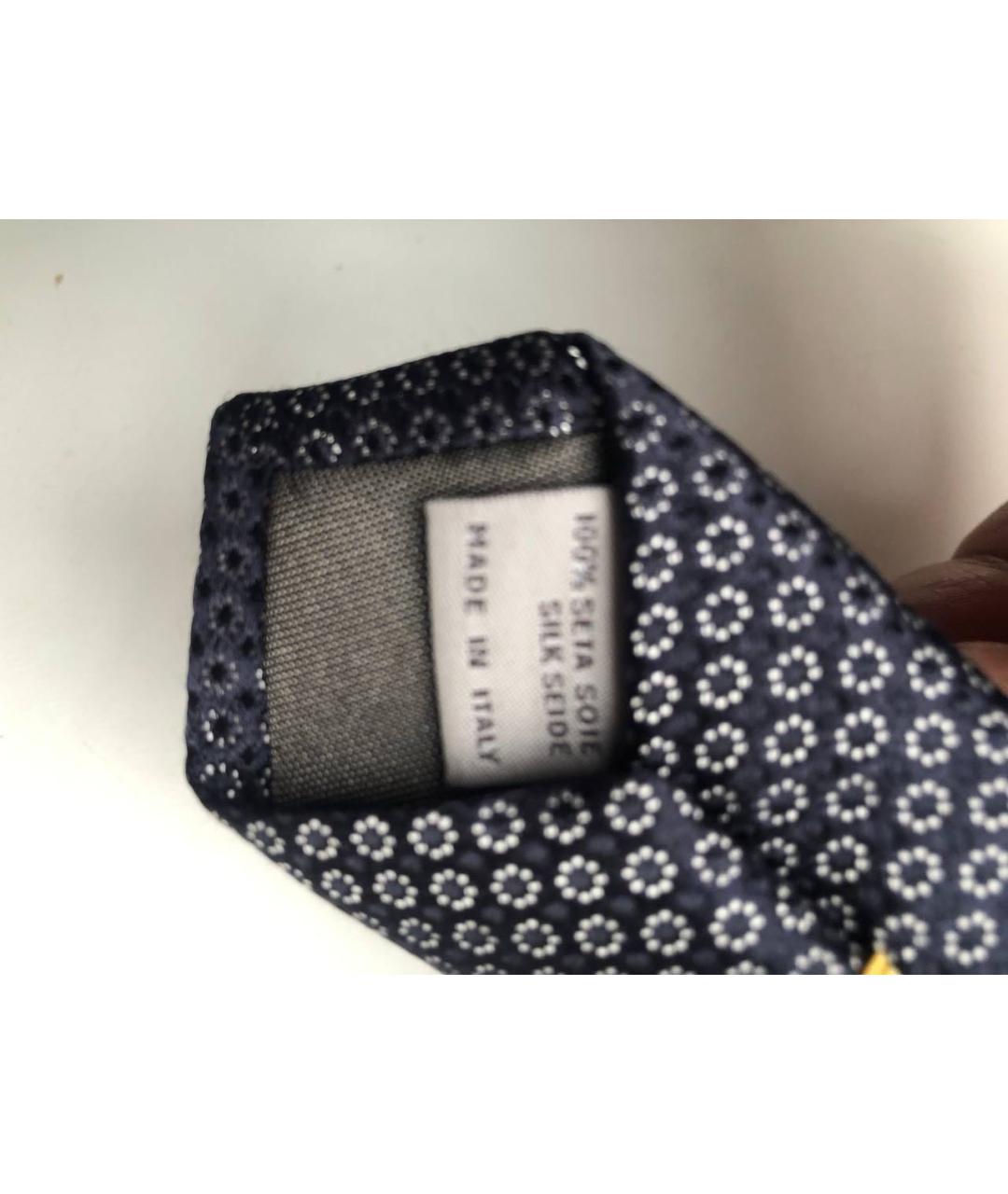 CANALI Темно-синий шелковый галстук, фото 6