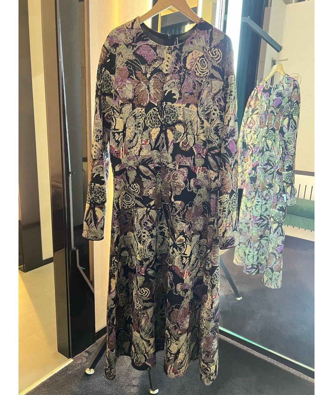 VALENTINO Мульти вискозное вечернее платье, фото 9