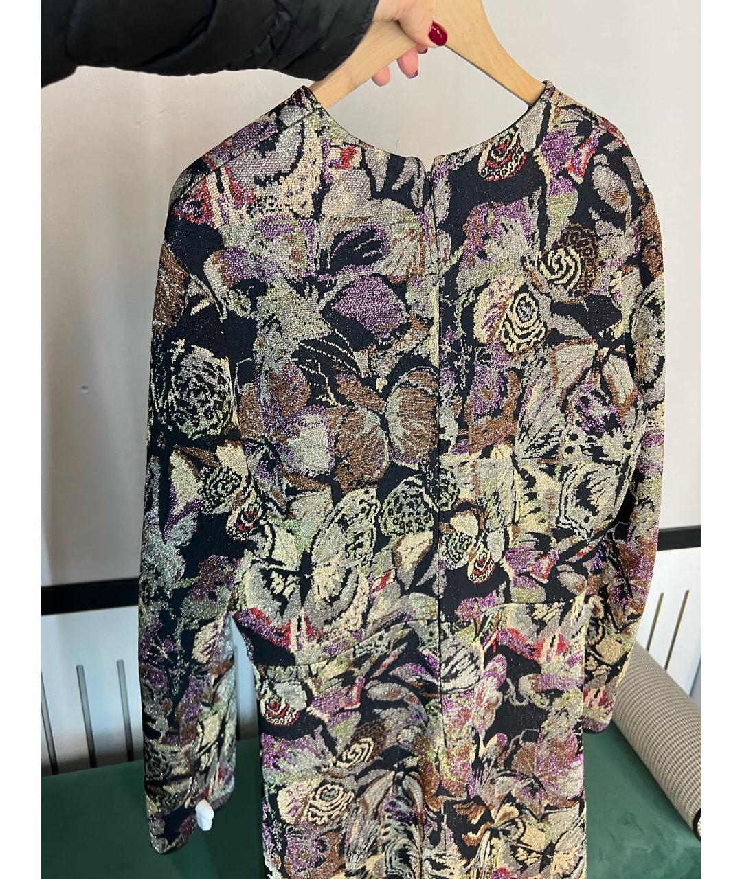 VALENTINO Мульти вискозное вечернее платье, фото 4