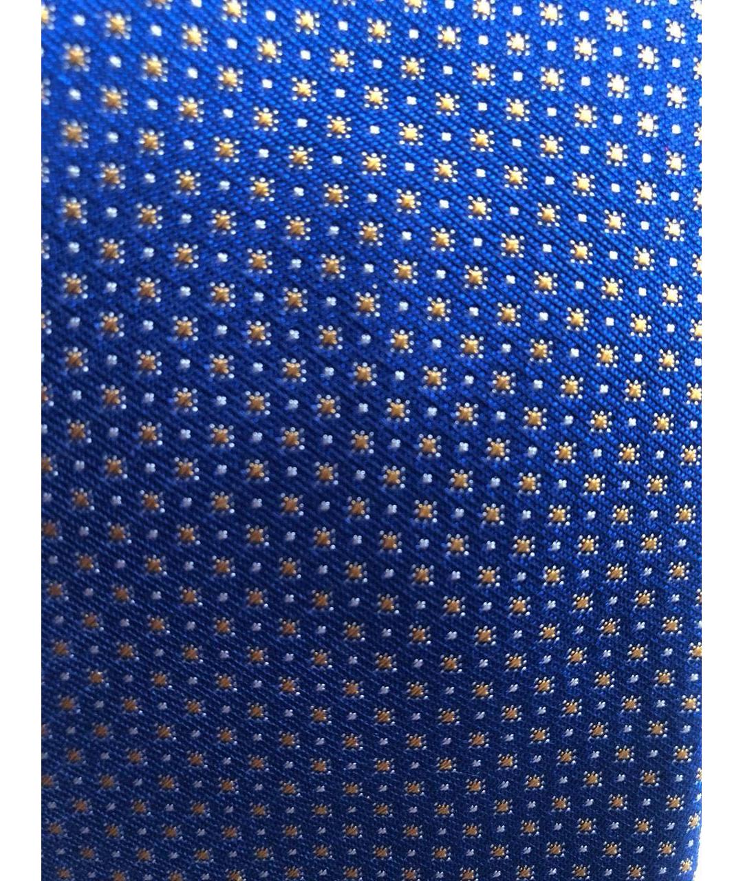 CANALI Синий шелковый галстук, фото 3