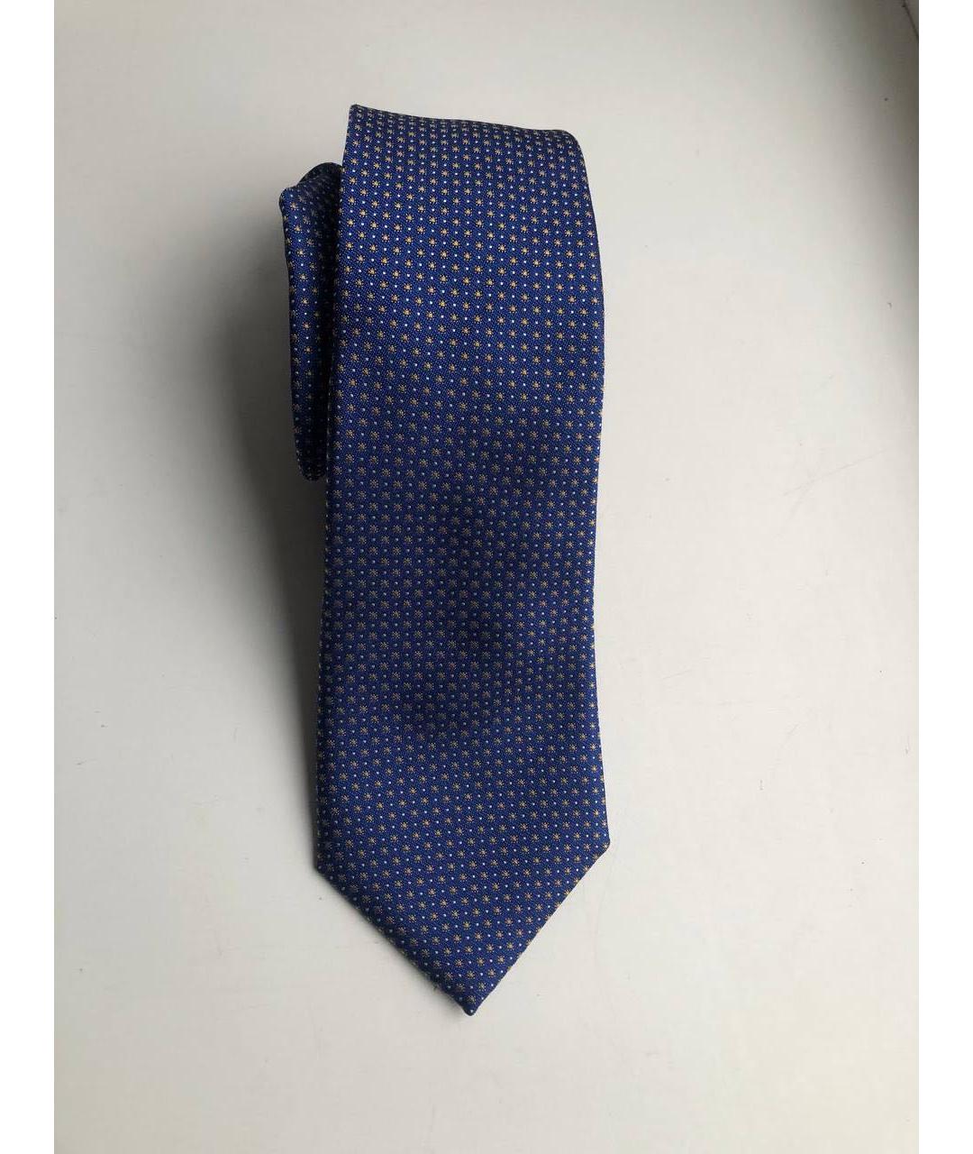 CANALI Синий шелковый галстук, фото 8
