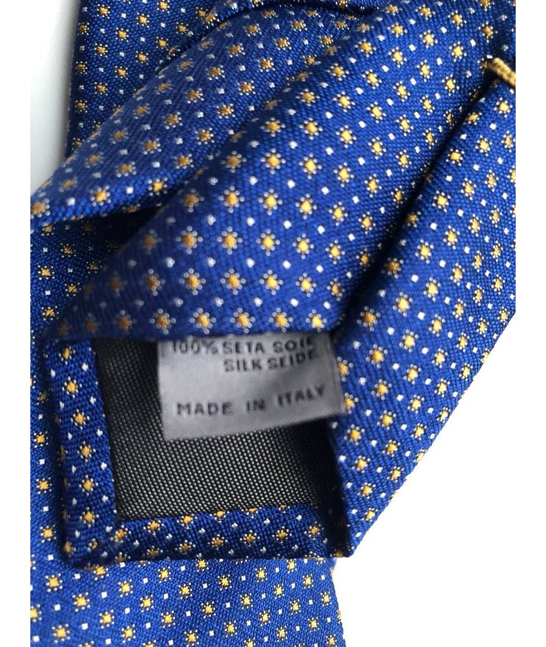 CANALI Синий шелковый галстук, фото 6