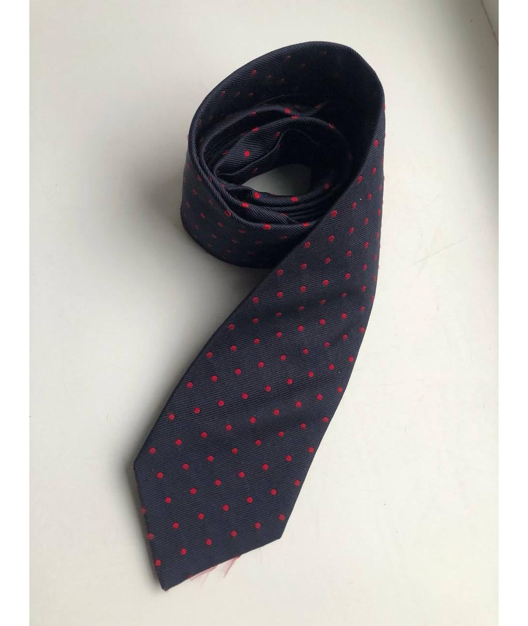 LANVIN Черный шелковый галстук, фото 2