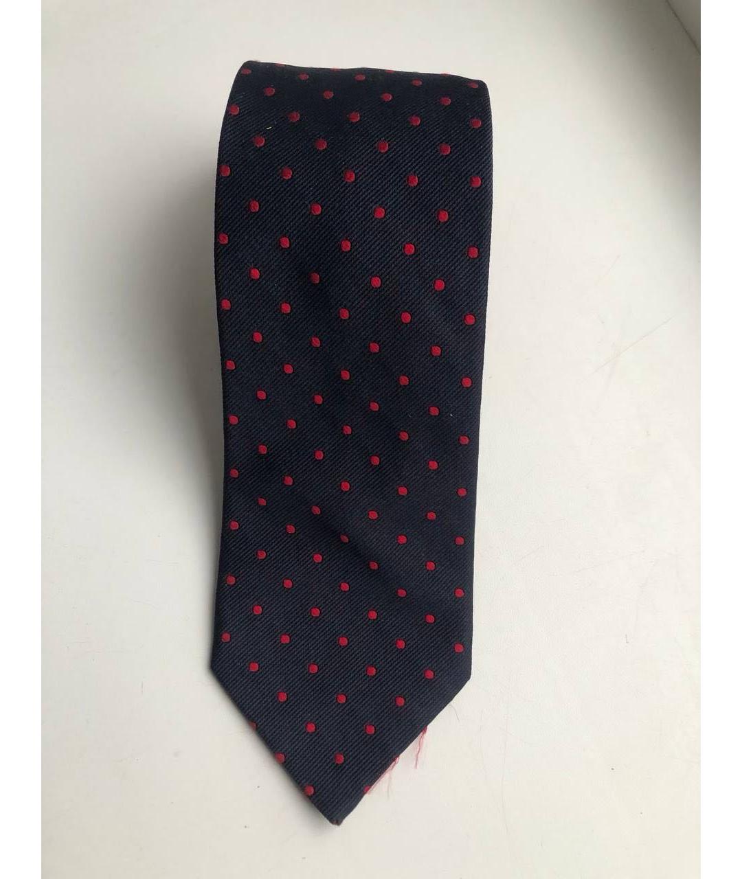 LANVIN Черный шелковый галстук, фото 7