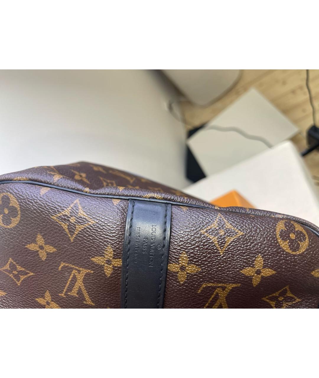 LOUIS VUITTON Коричневая дорожная/спортивная сумка, фото 7
