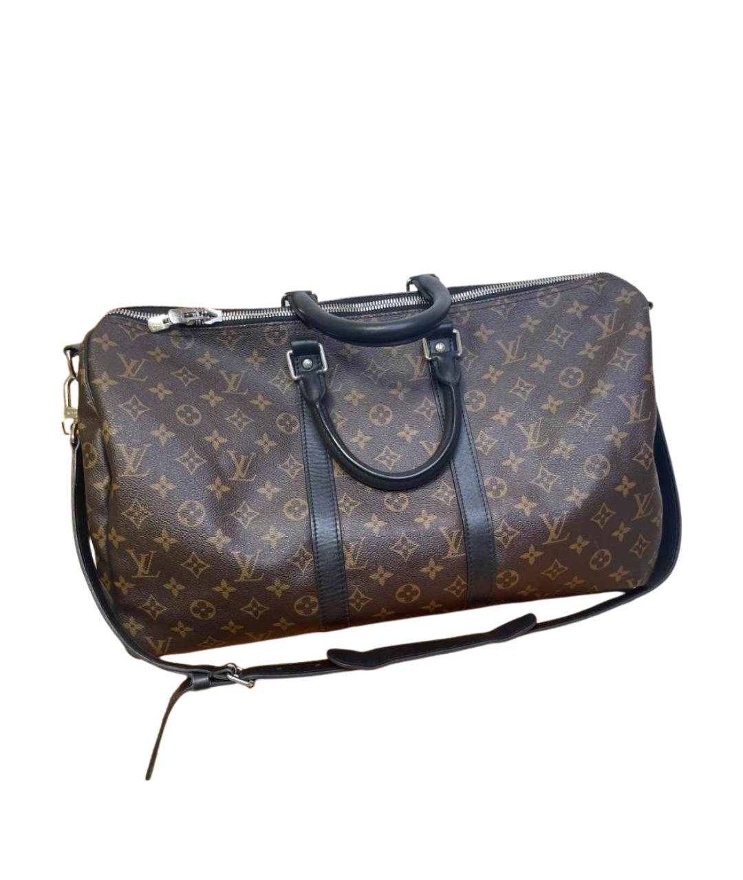 LOUIS VUITTON Коричневая дорожная/спортивная сумка, фото 1