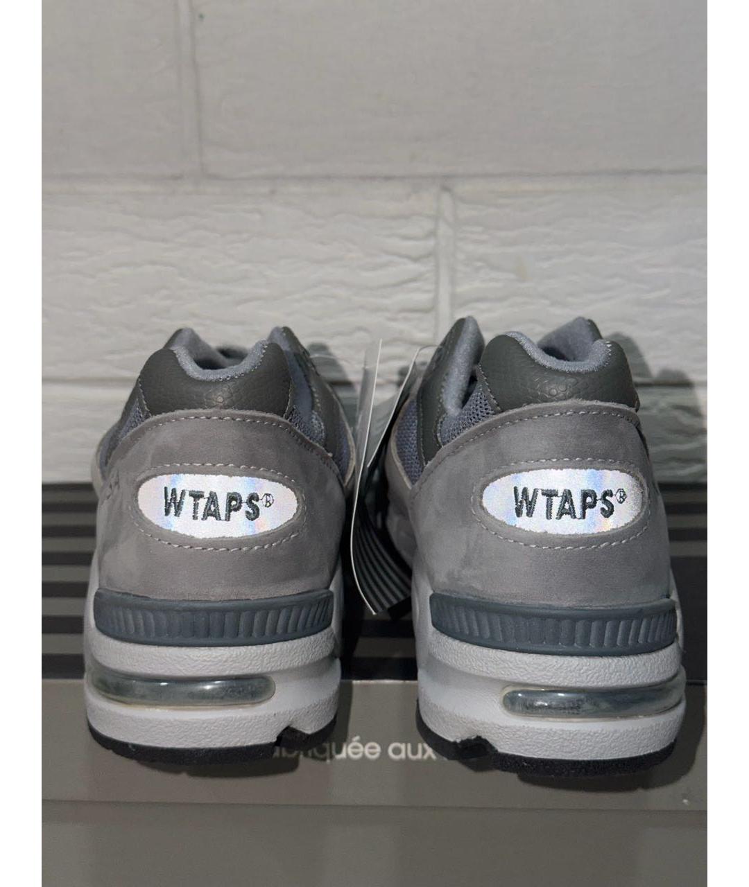 NEW BALANCE Серые текстильные низкие кроссовки / кеды, фото 4