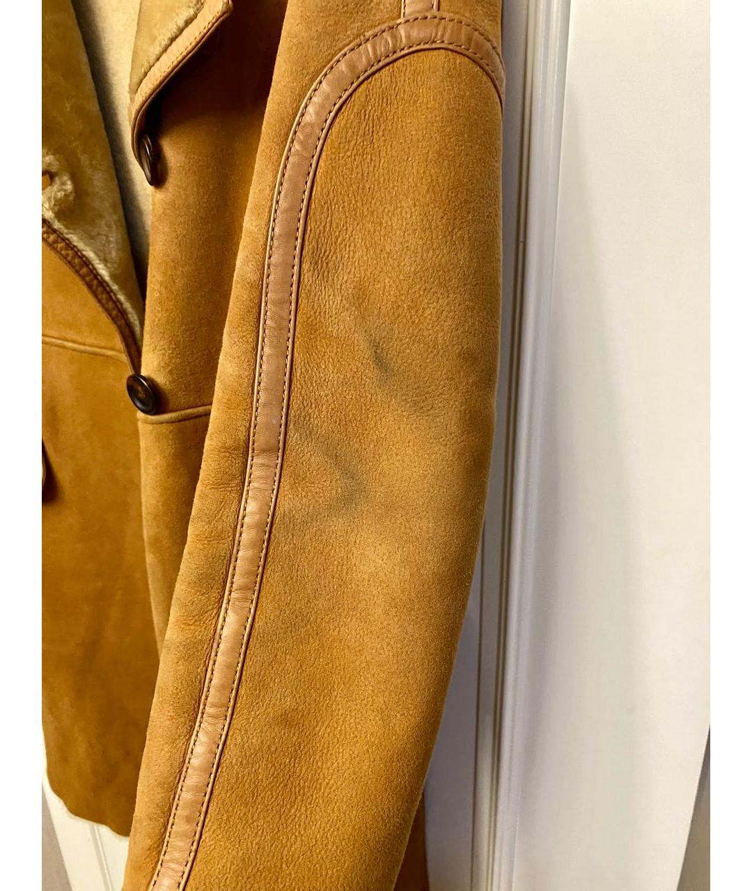 CELINE Коричневая замшевая дубленка, фото 7