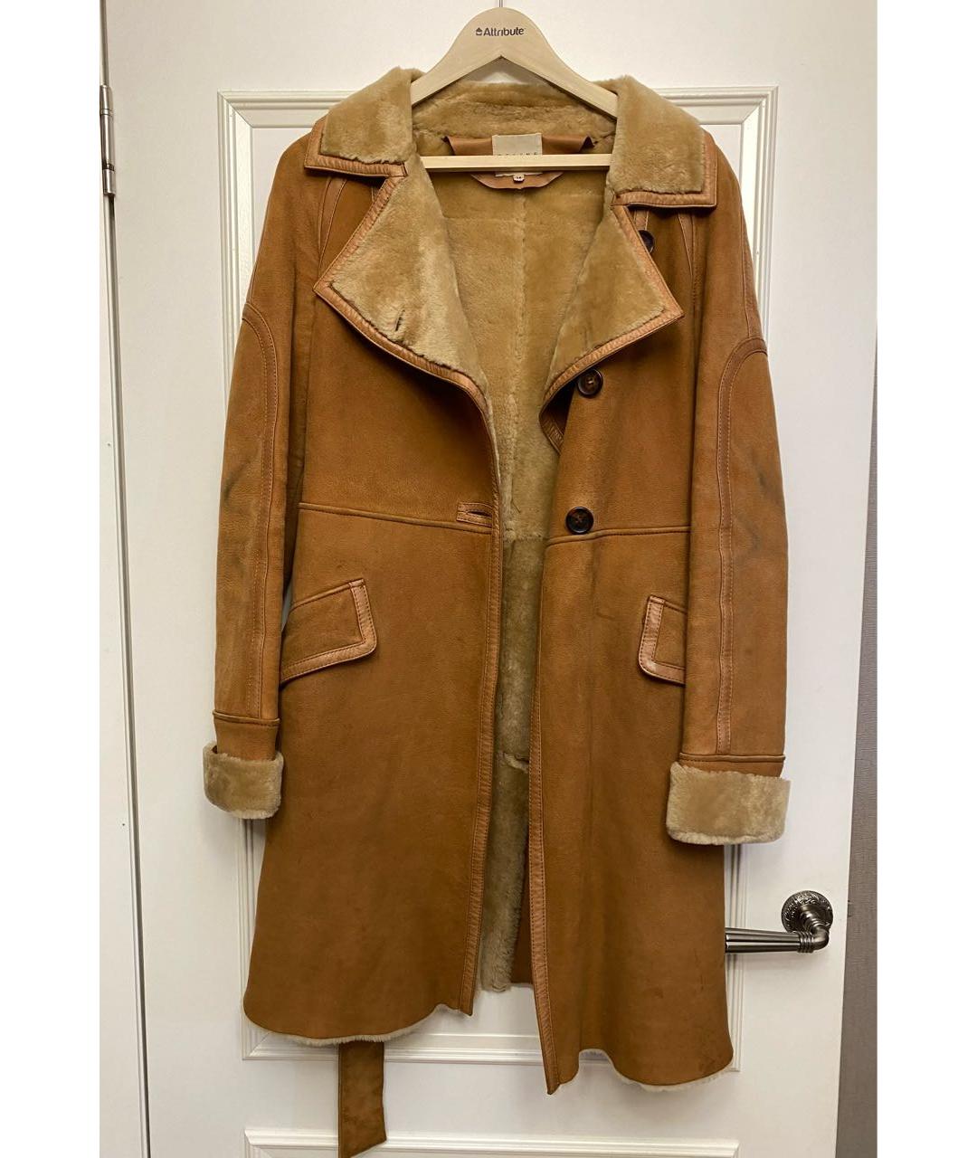 CELINE Коричневая замшевая дубленка, фото 9