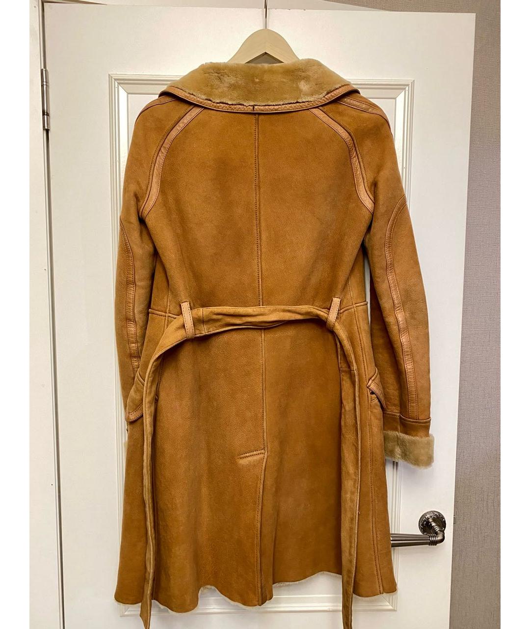 CELINE Коричневая замшевая дубленка, фото 2