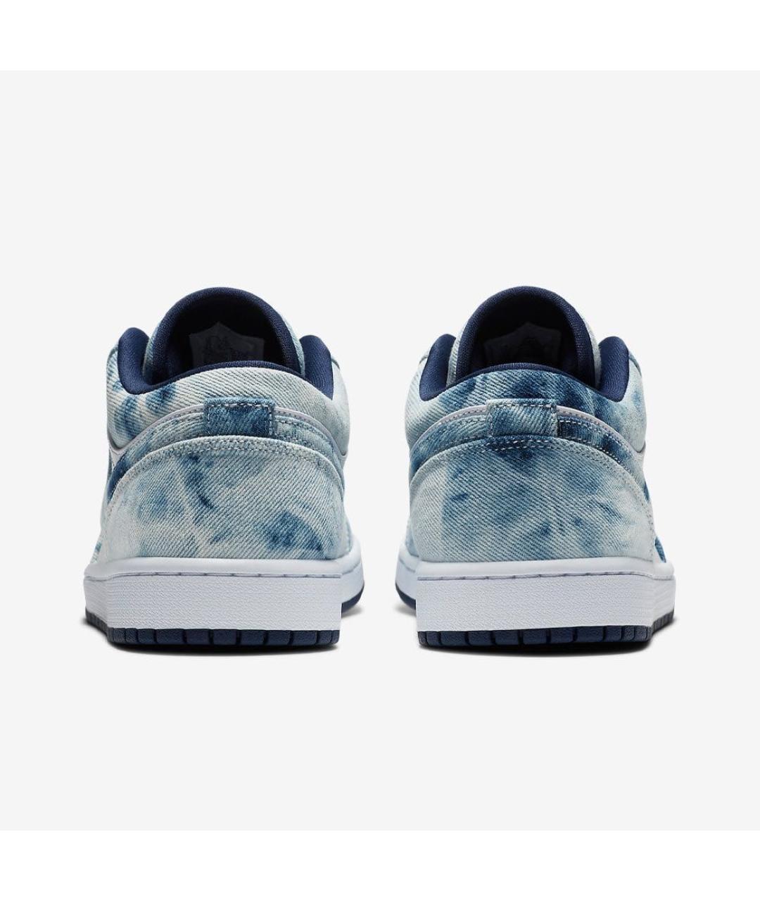 JORDAN Голубые текстильные низкие кроссовки / кеды, фото 4