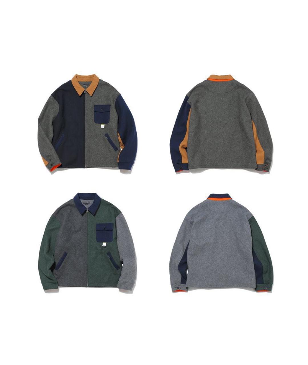 THISISNEVERTHAT Серая шерстяная куртка, фото 5