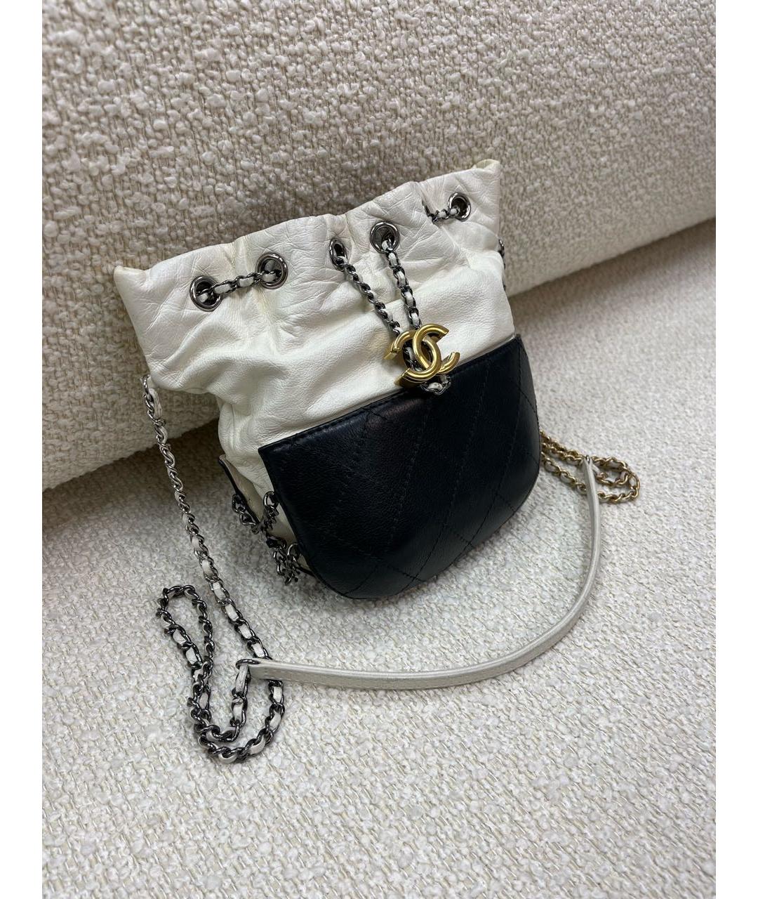 CHANEL Бежевая кожаная сумка через плечо, фото 2