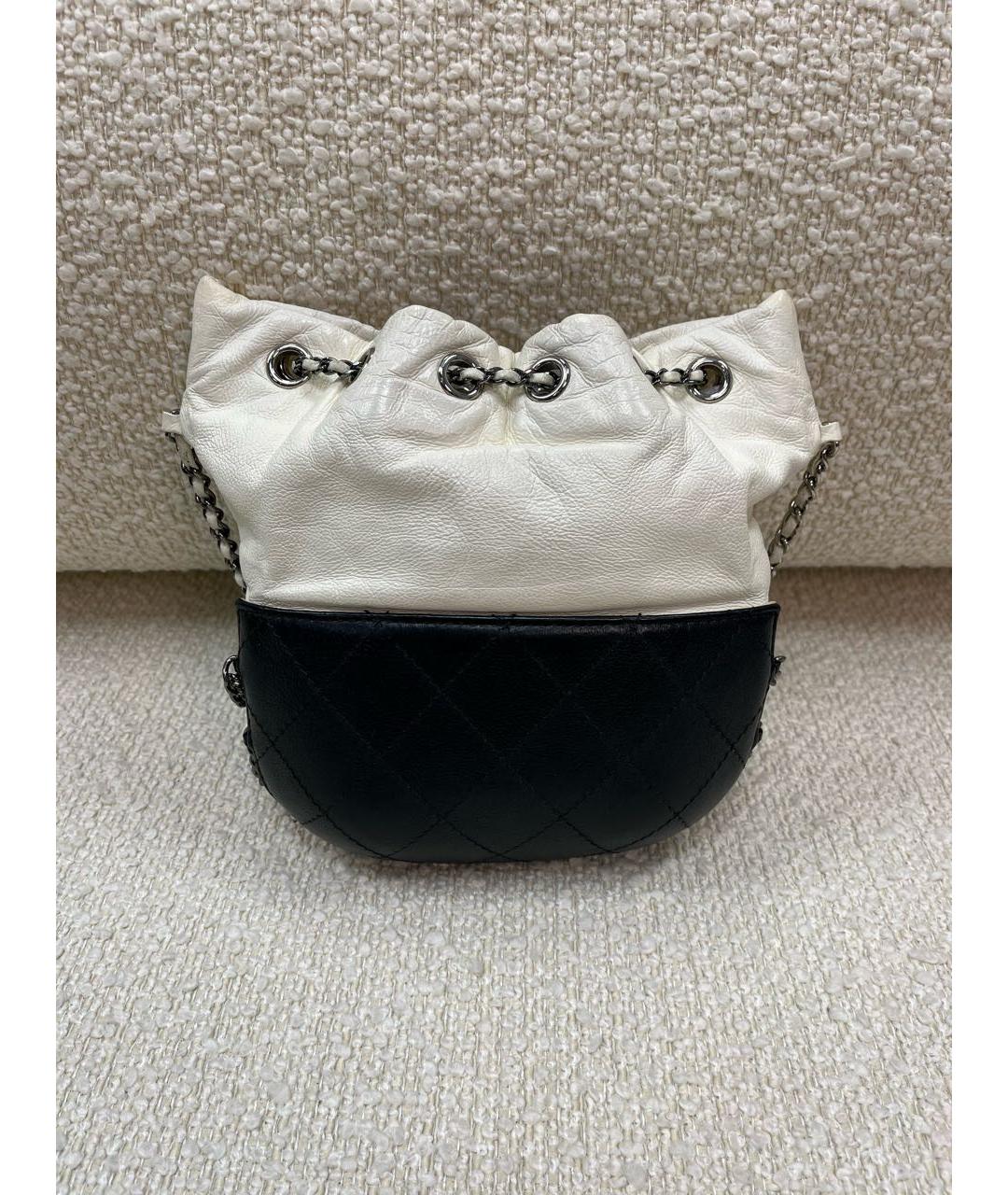 CHANEL Бежевая кожаная сумка через плечо, фото 3