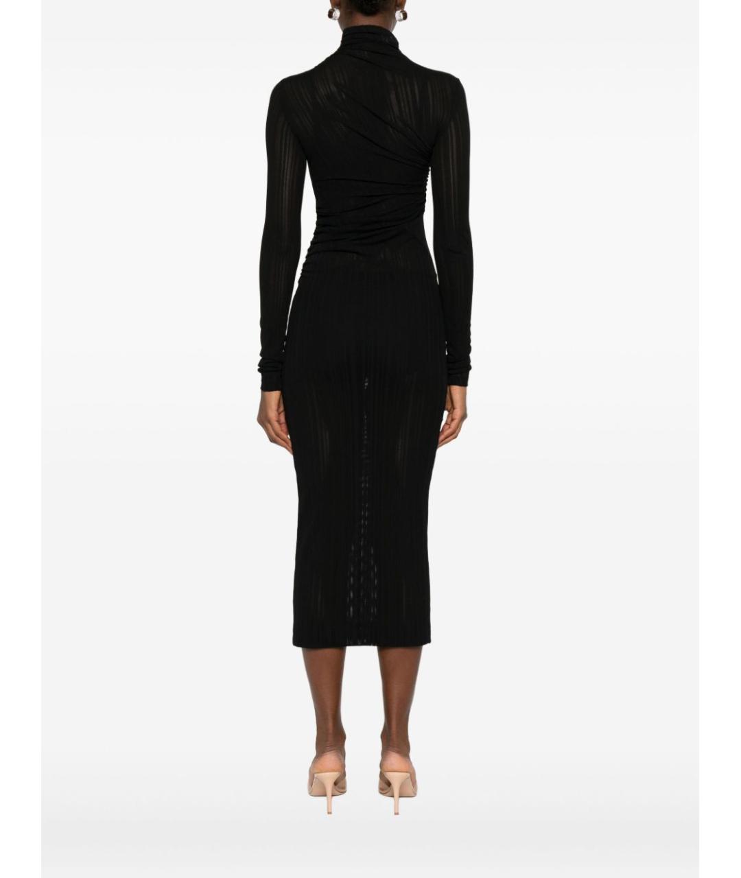AMAZUIN Черное полиамидовое платье, фото 3