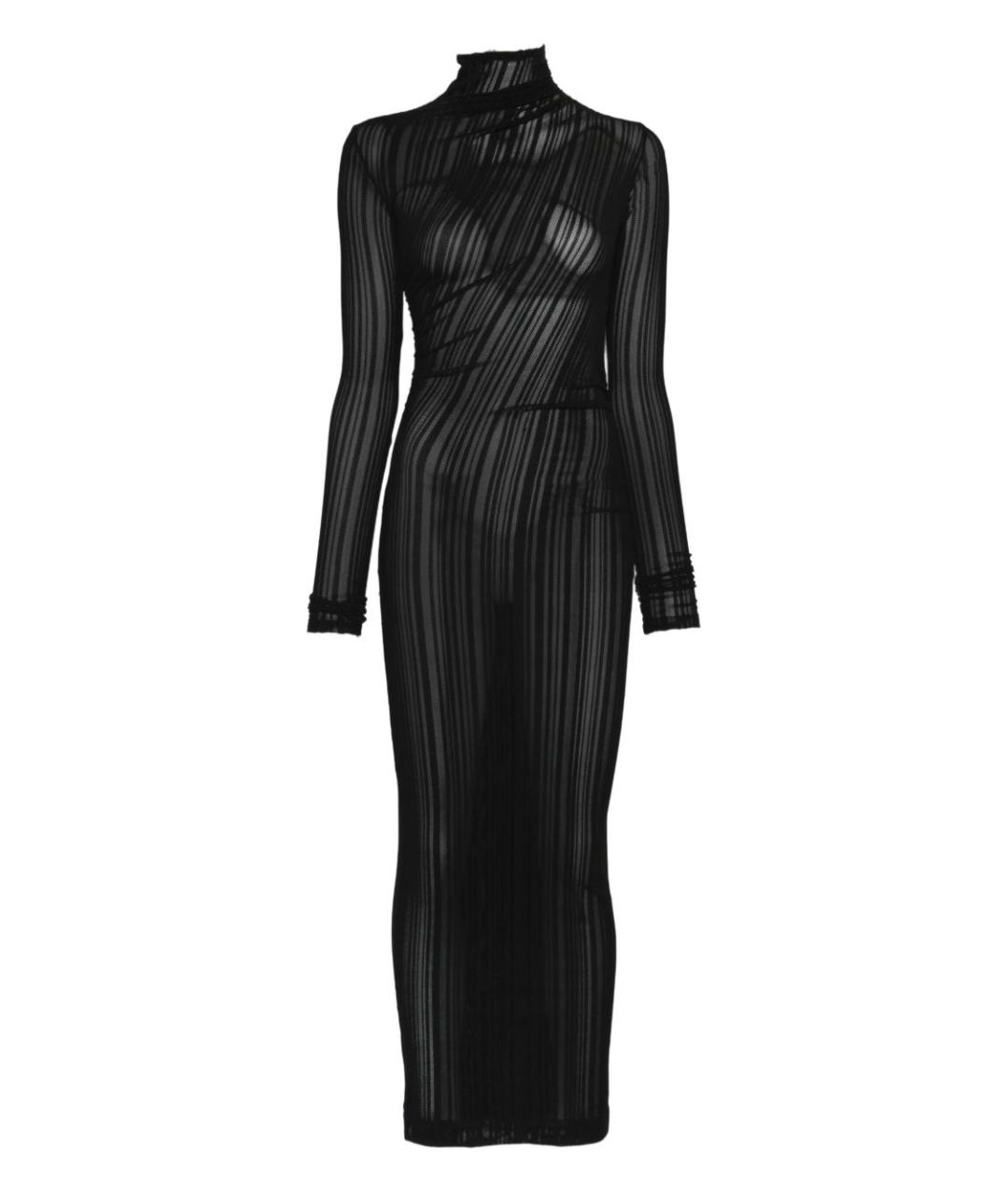 AMAZUIN Черное полиамидовое платье, фото 1