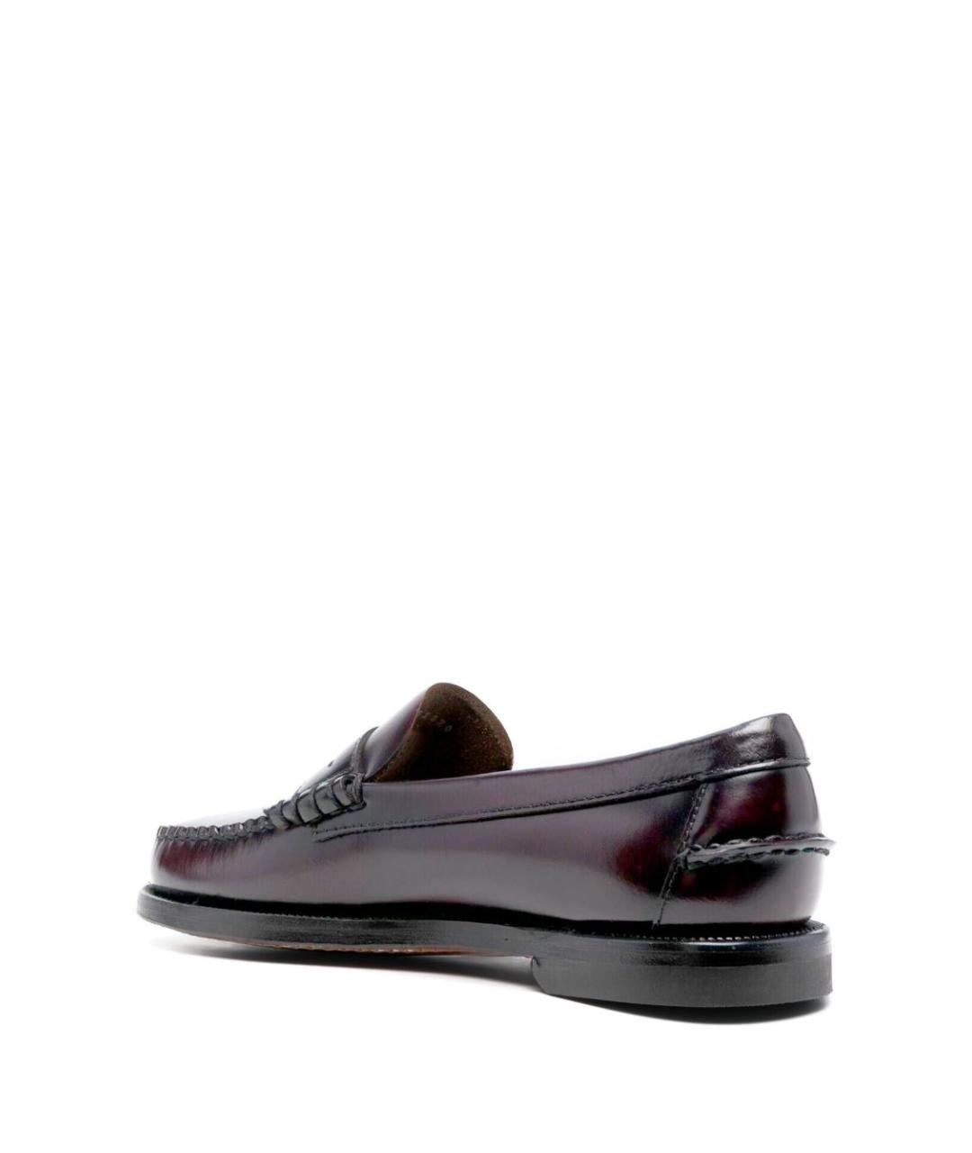 SEBAGO Бордовые кожаные лоферы, фото 3