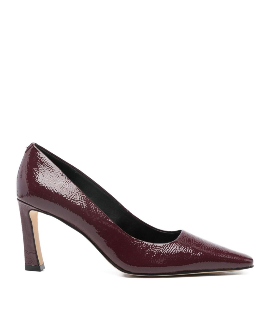 MICHAEL KORS Бордовые кожаные туфли, фото 1
