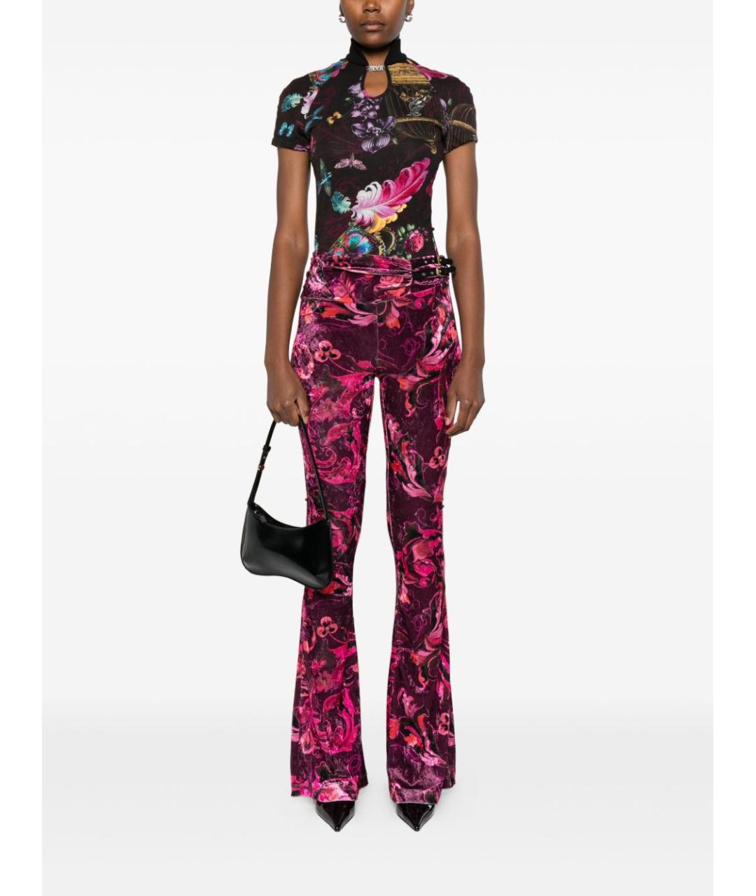 VERSACE JEANS COUTURE Мульти прямые джинсы, фото 2