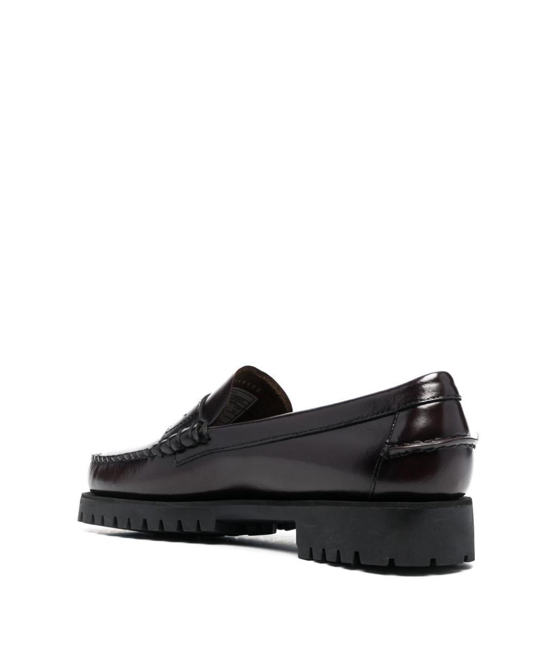 SEBAGO Бордовые кожаные лоферы, фото 2