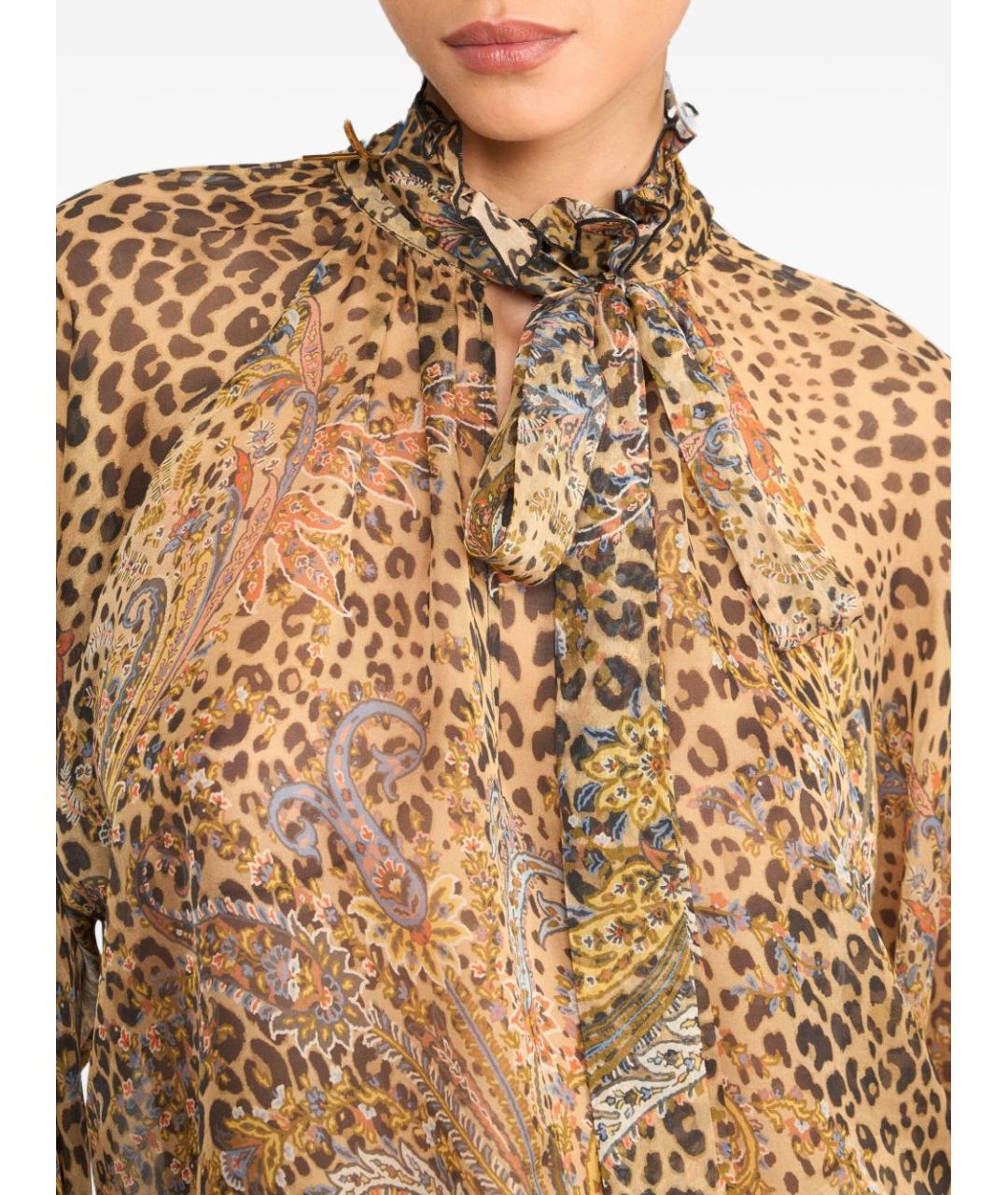 ETRO Мульти шелковая блузы, фото 5