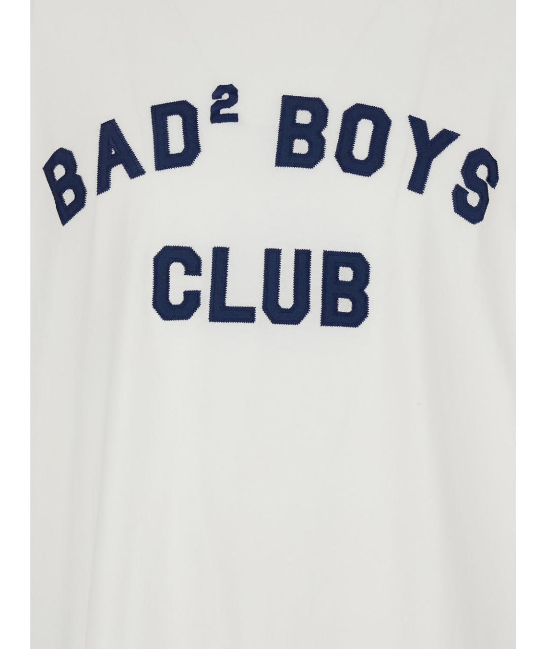 DSQUARED2 Белая хлопковая футболка, фото 2