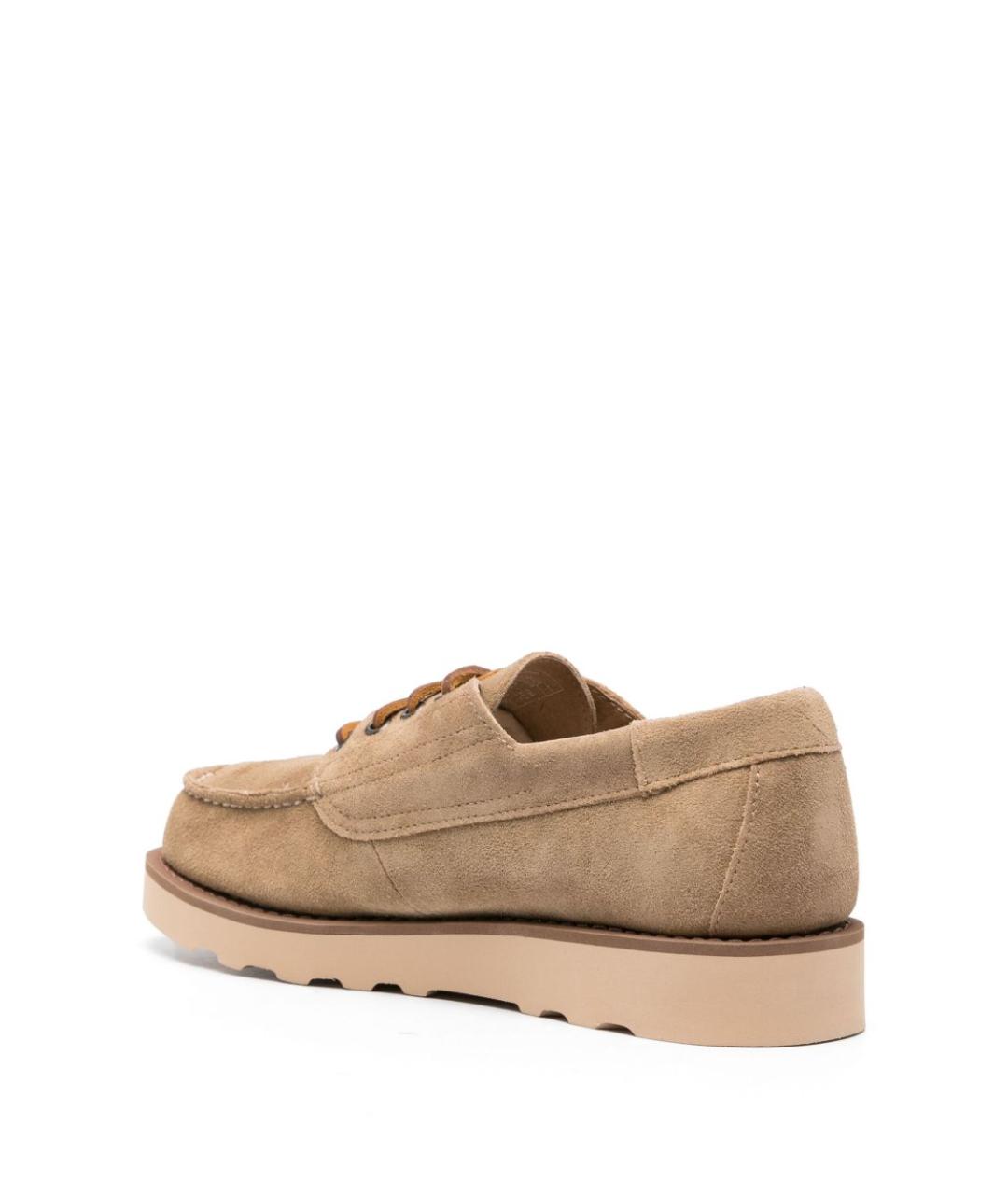 SEBAGO Бежевые замшевые низкие ботинки, фото 4