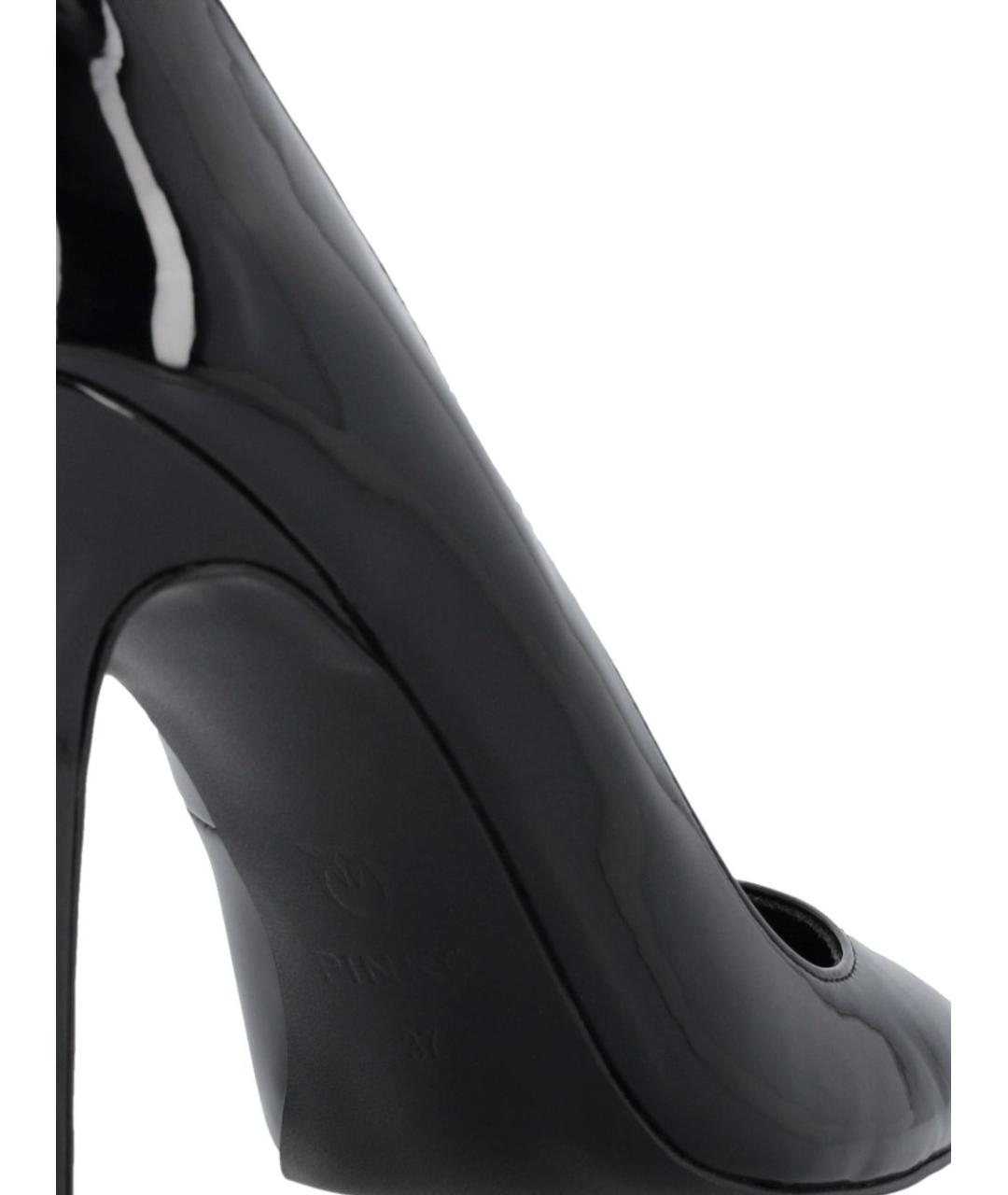 PINKO Черные туфли из лакированной кожи, фото 5