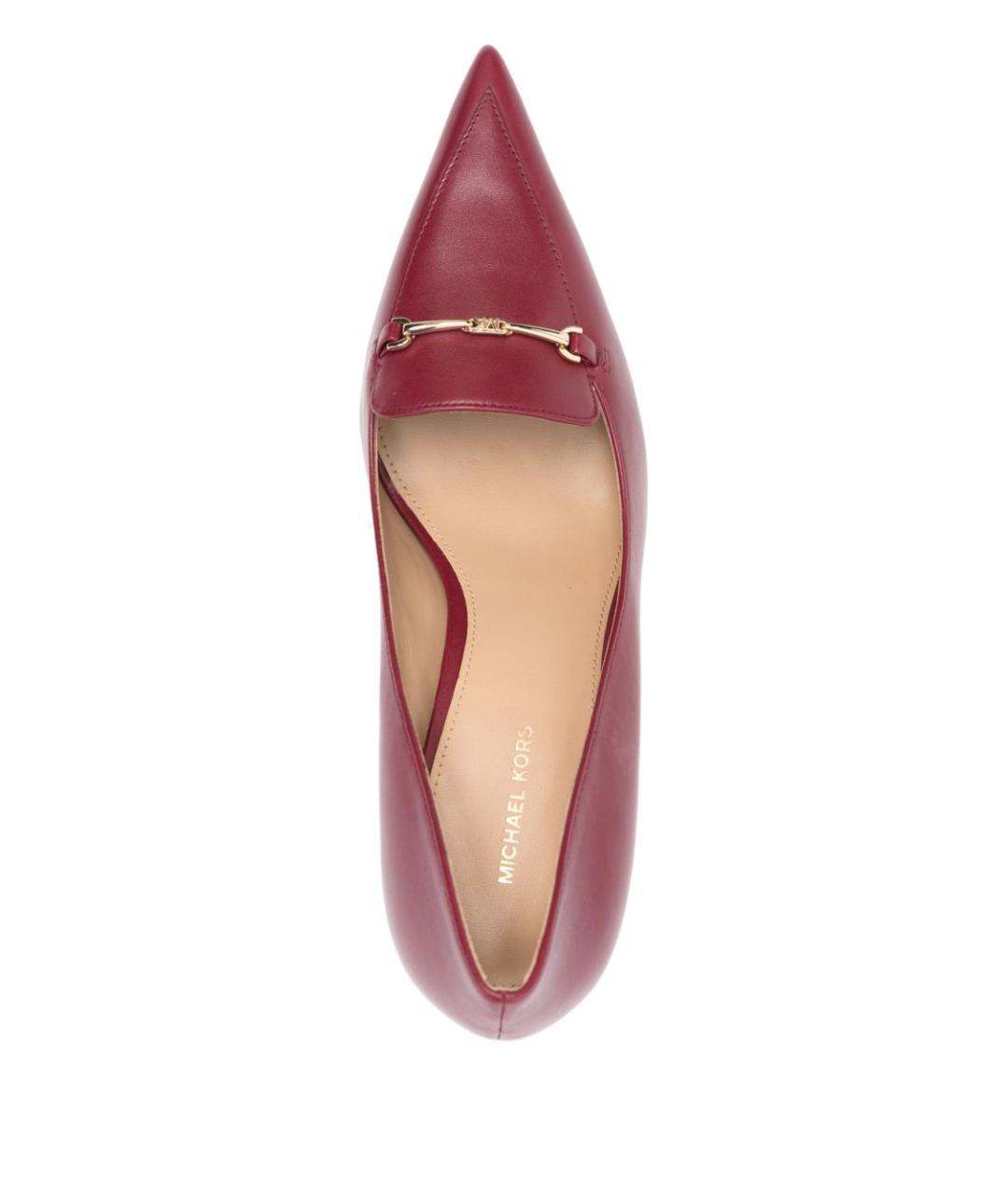 MICHAEL KORS Красные кожаные туфли, фото 4