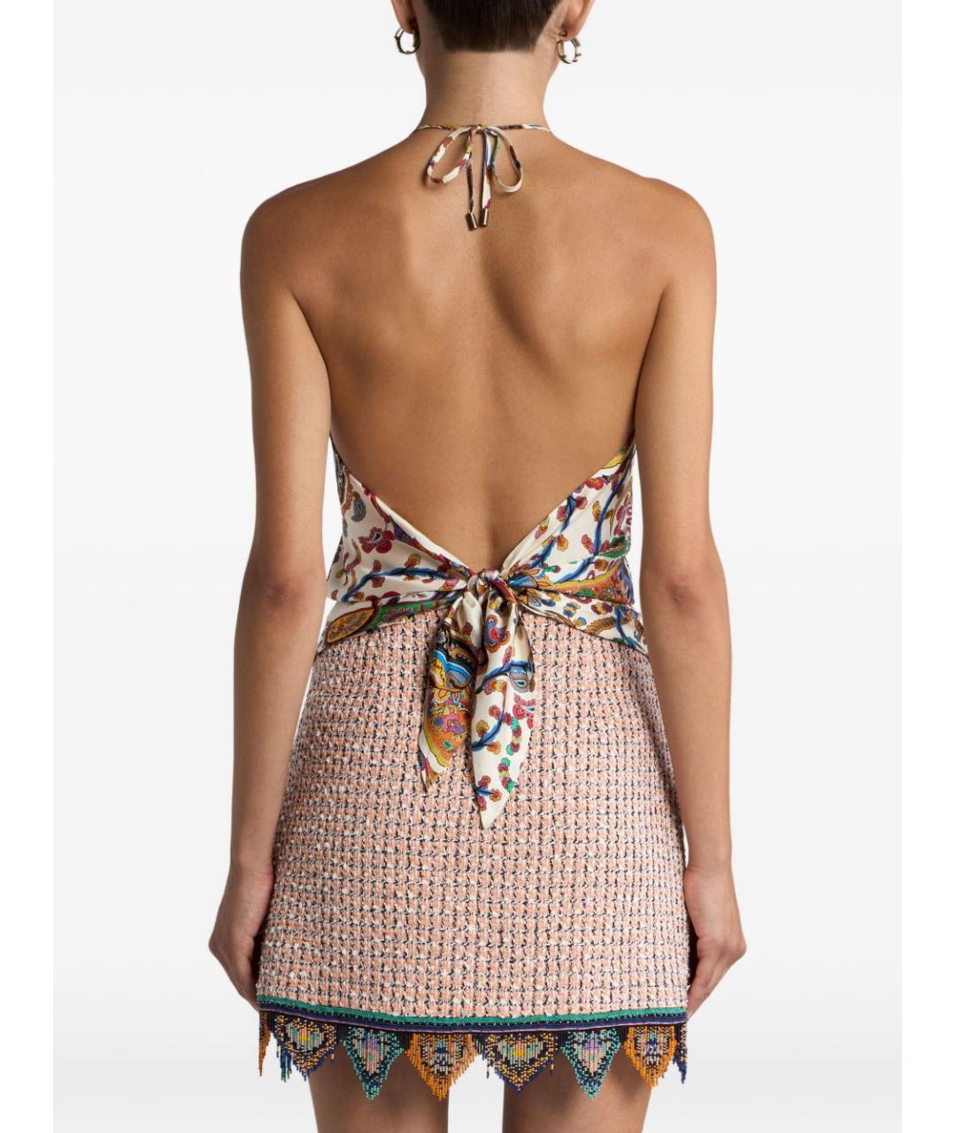 ETRO Мульти шелковая майка, фото 4